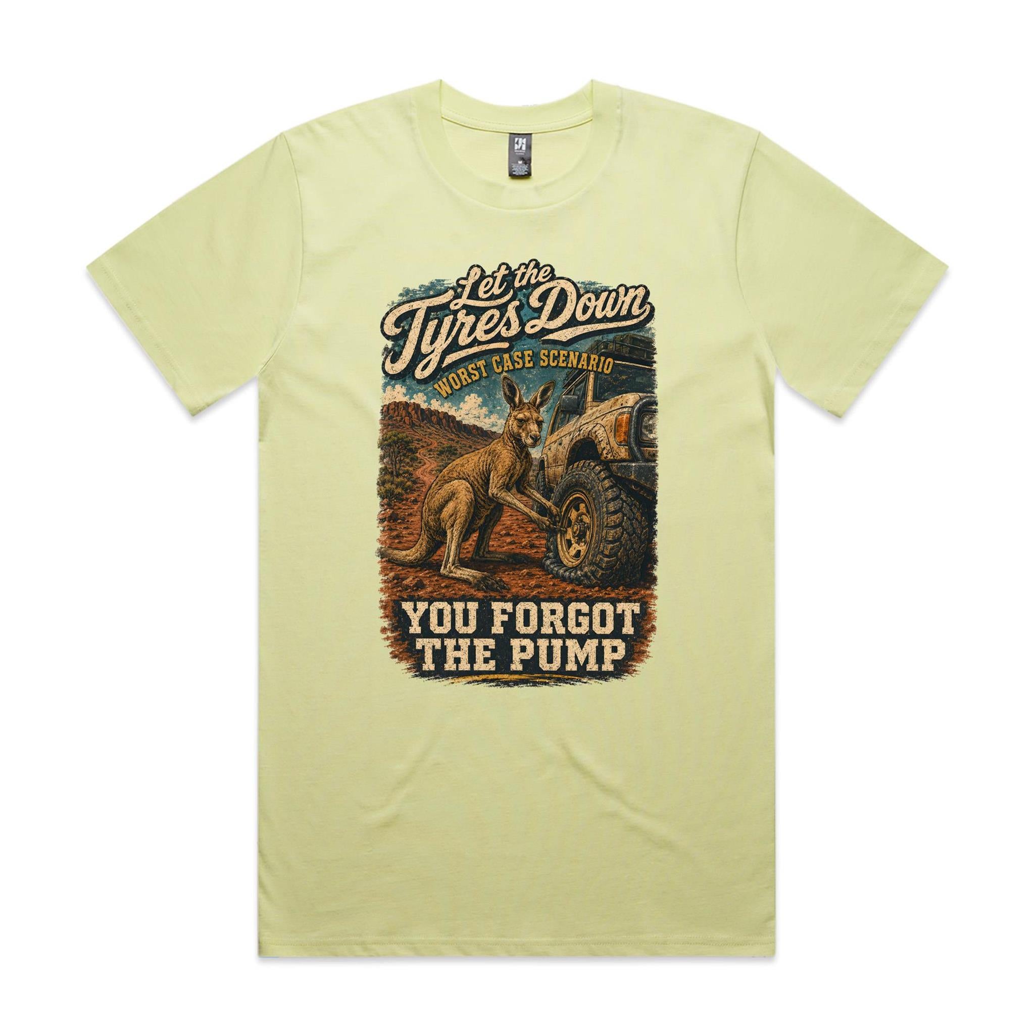 Let the Tyres Down — You Forgot the Pump | Kangaroo 4WD Tee