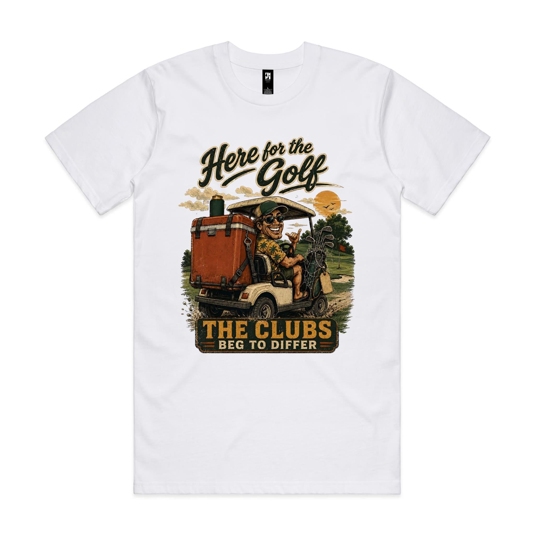 Here for the Golf | Golfer Tee