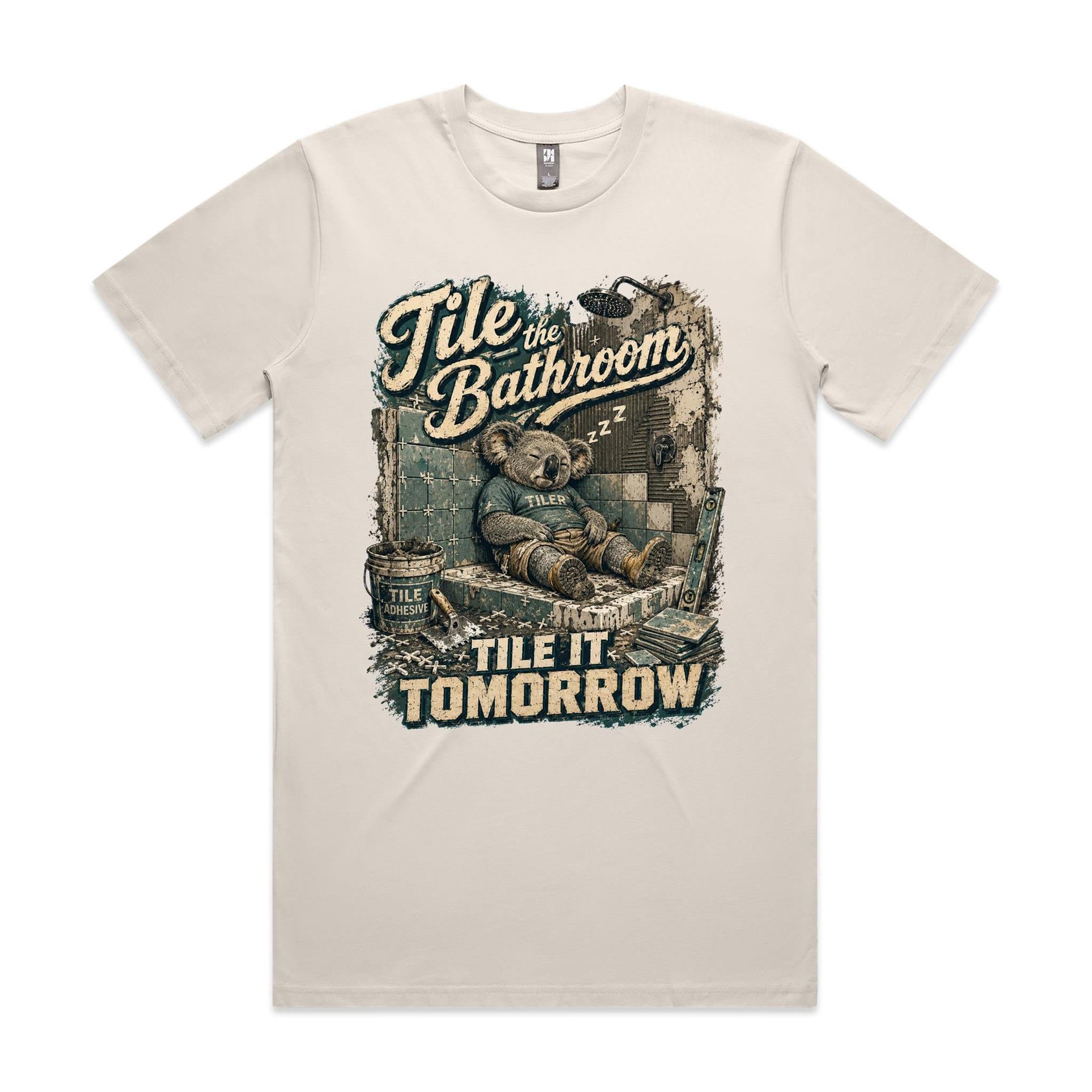 Tile the Bathroom — Tile It Tomorrow | Koala Tiler Tee