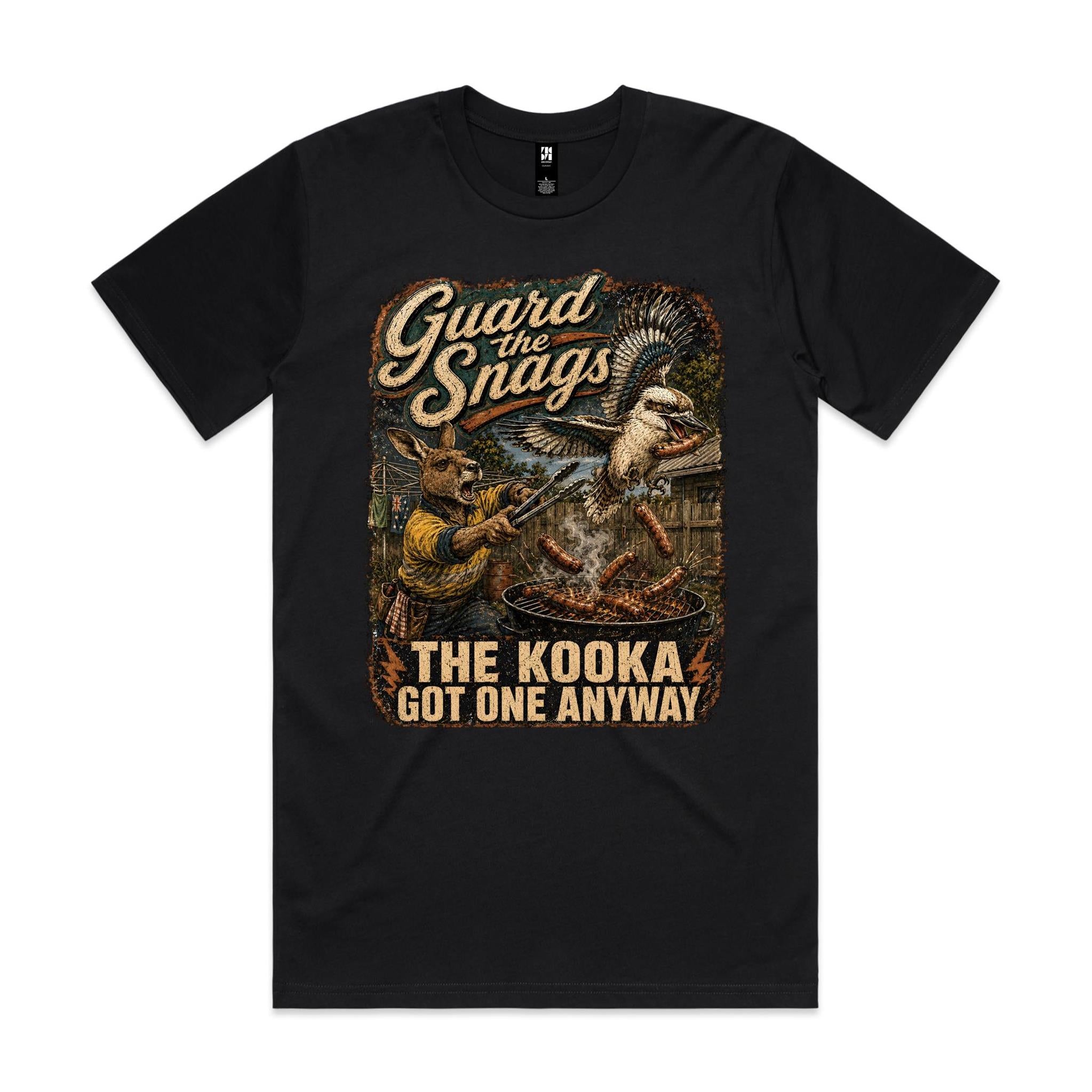Guard the Snags | Kangaroo BBQ Tee