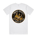 Smoko Society — Est. Knock-Off Time | Kangaroo Meat Pie Badge Tee
