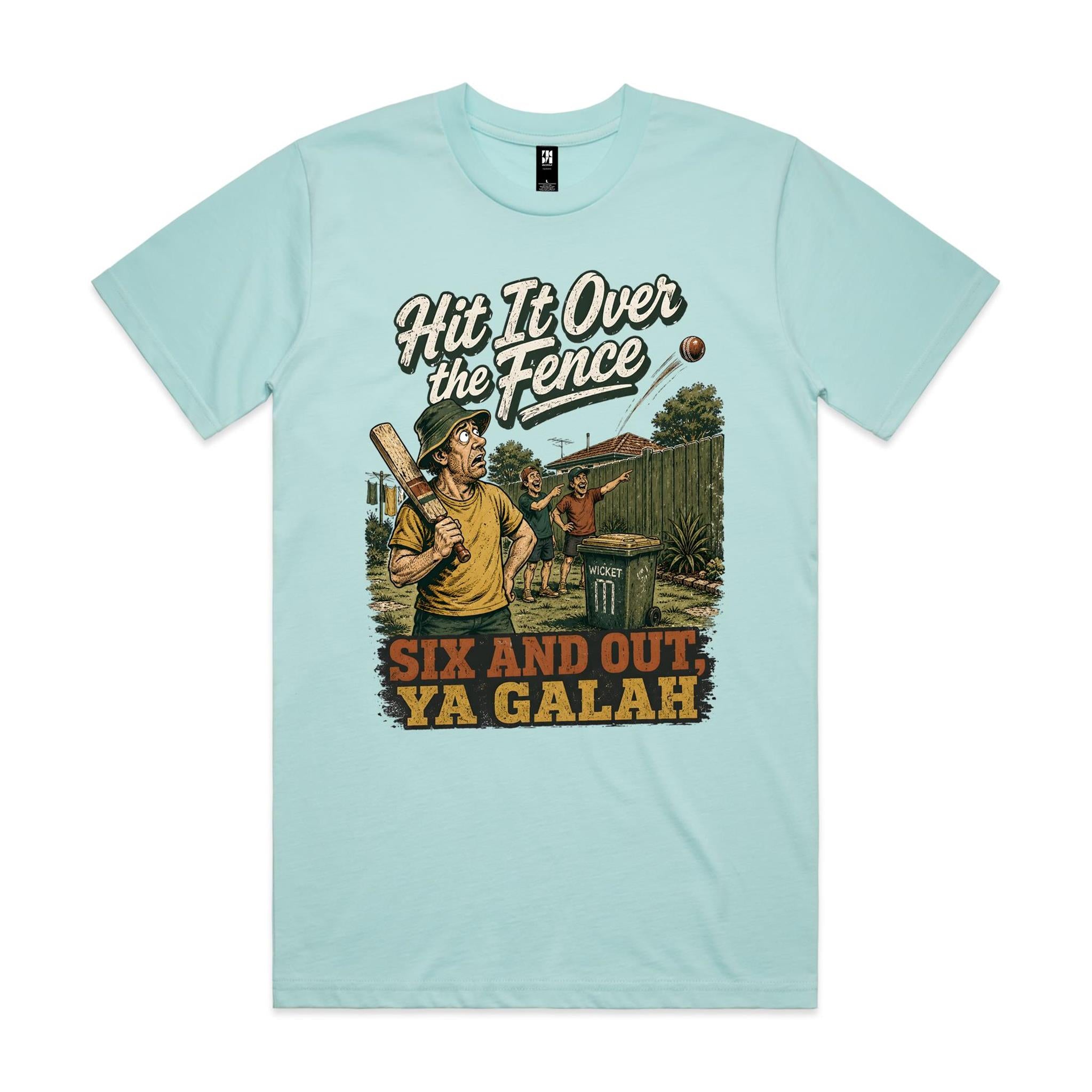 Hit It Over the Fence | Backyard Cricket Tee