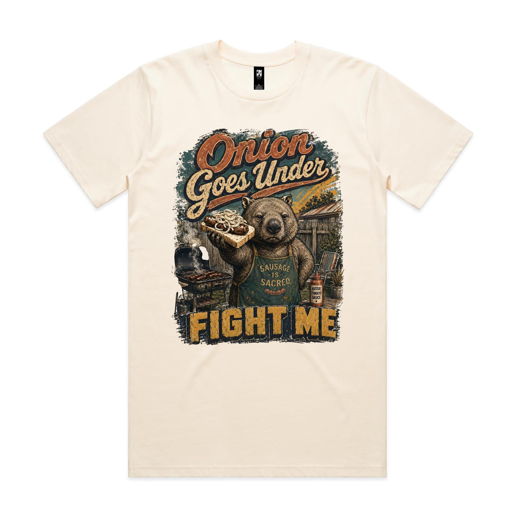 Onion Goes Under | Wombat BBQ Tee