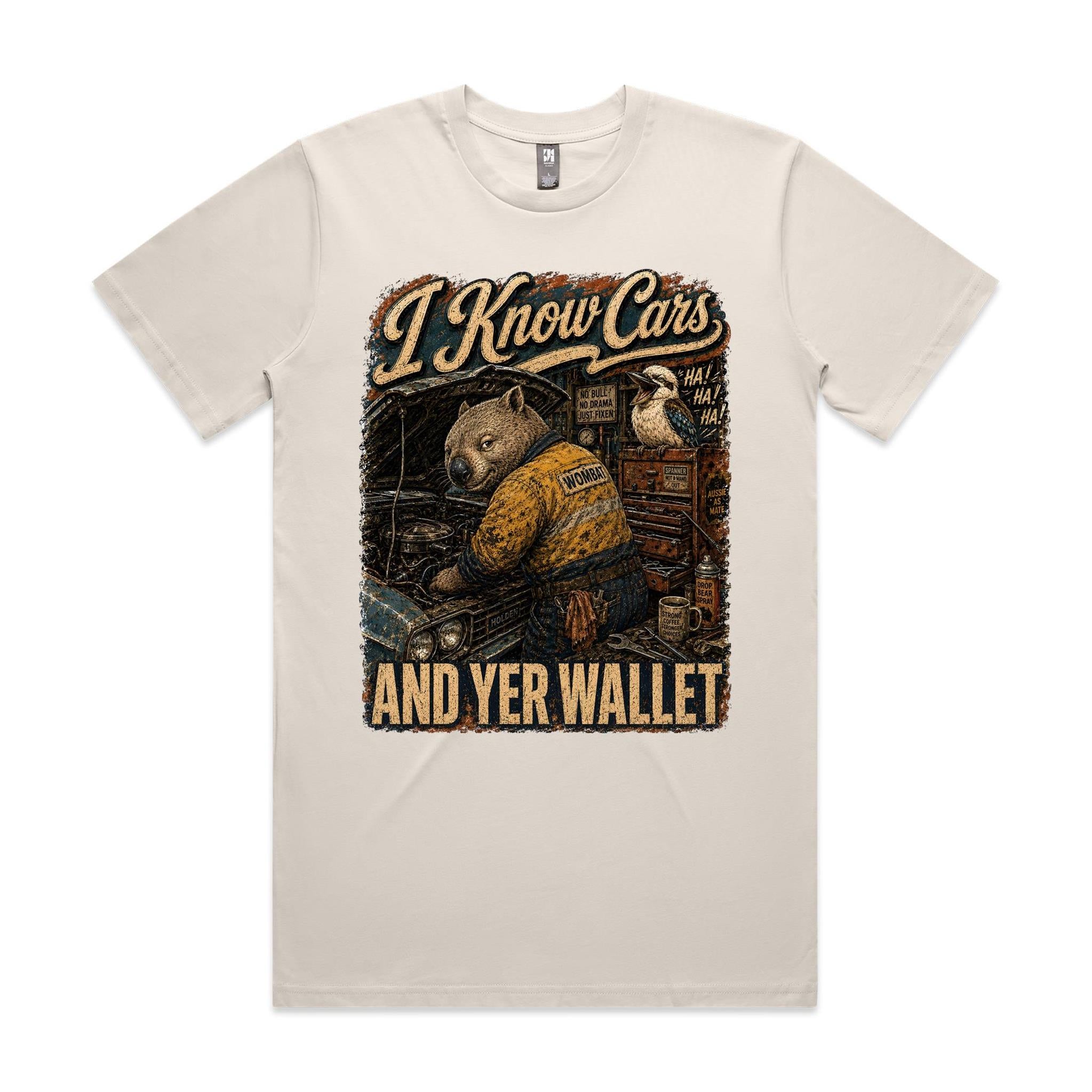 I Know Cars | Wombat Mechanic Tee