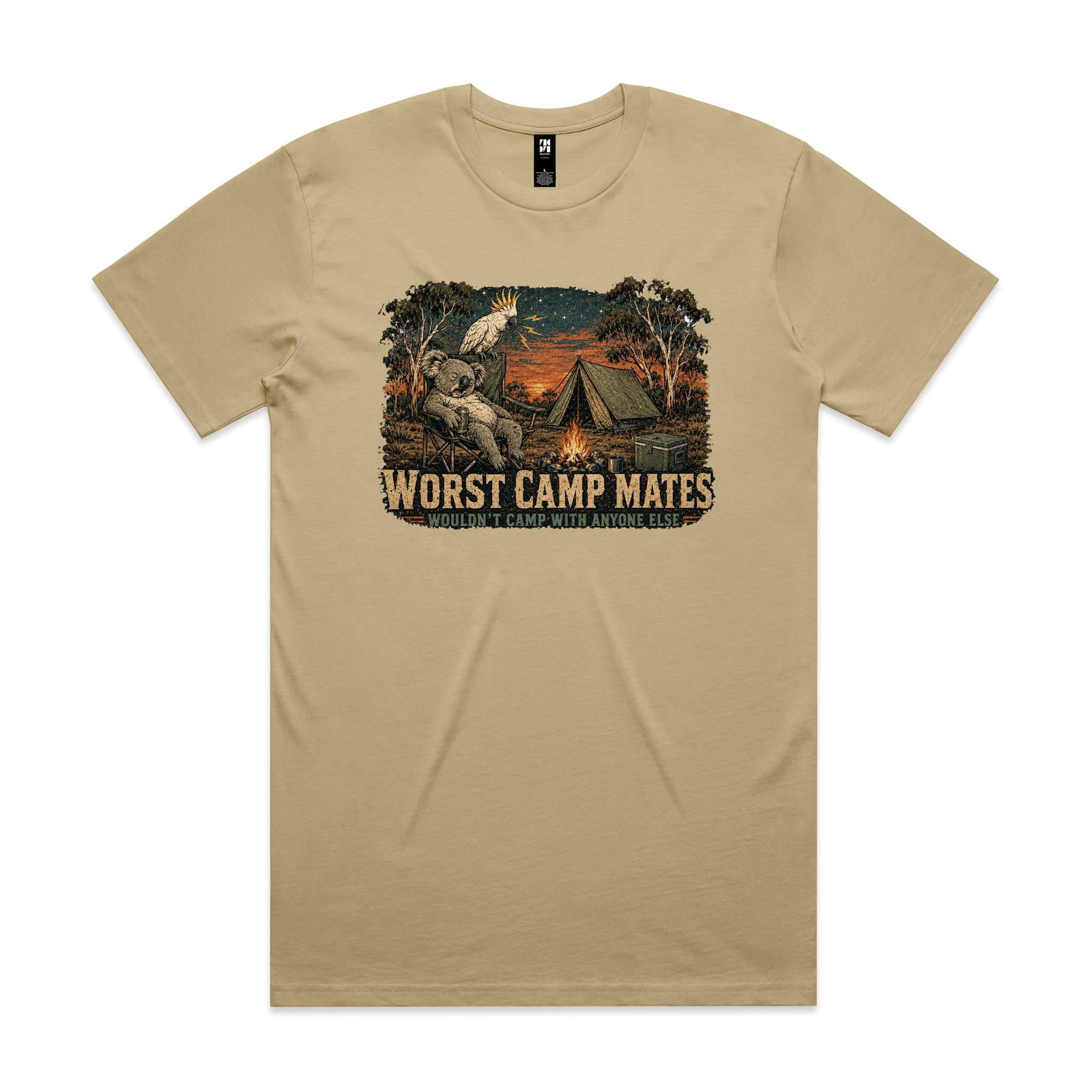 Worst Camp Mates — Wouldn't Camp With Anyone Else | Koala Cockatoo Tee