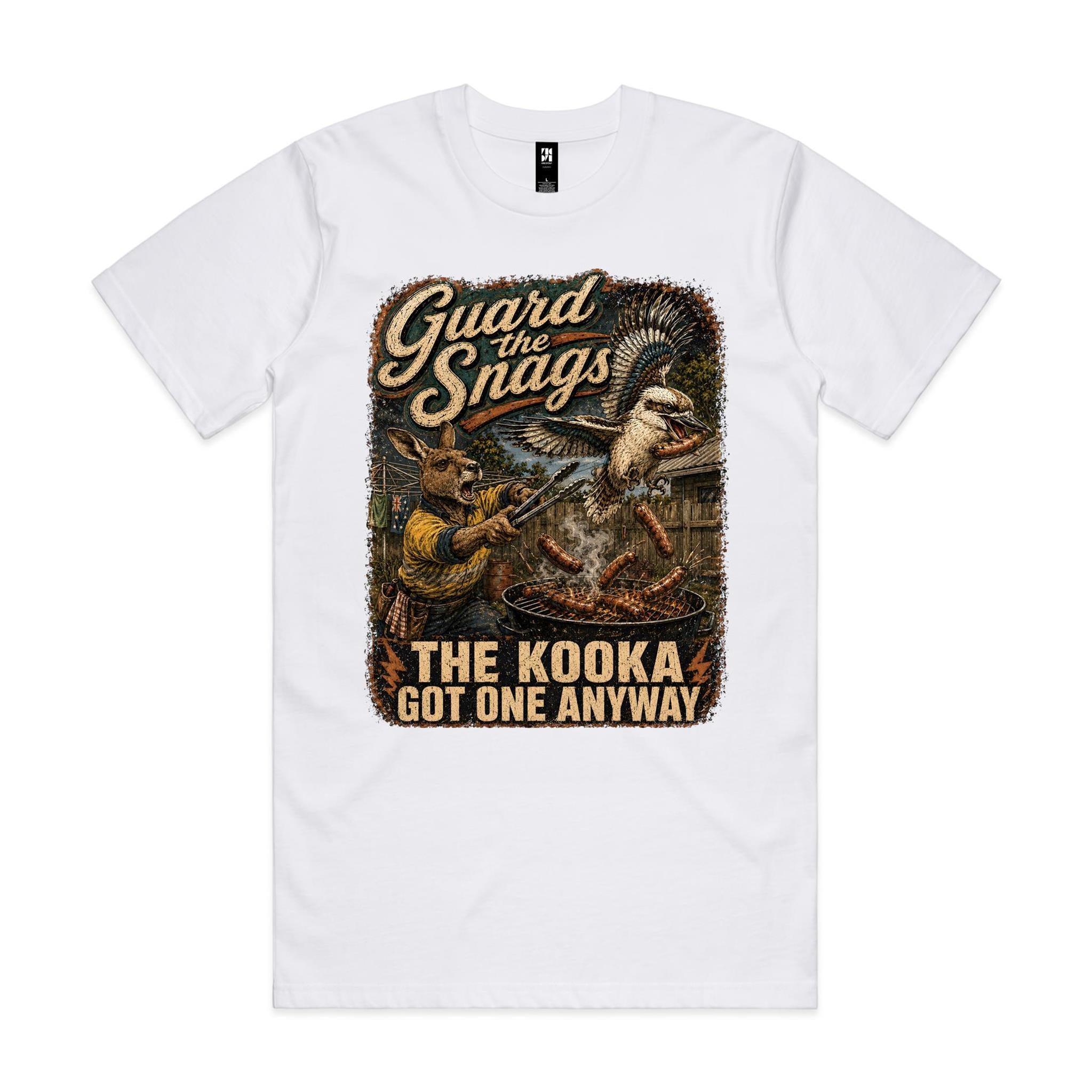 Guard the Snags | Kangaroo BBQ Tee
