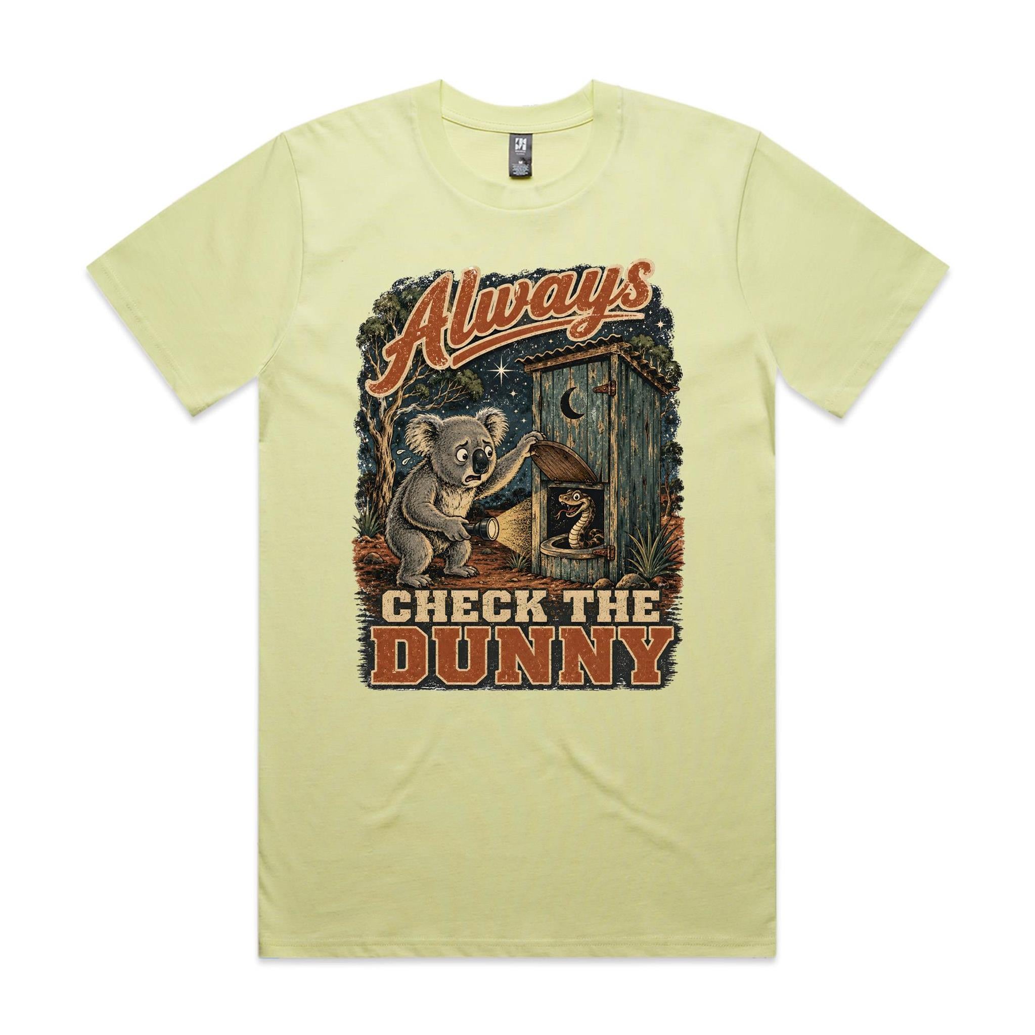 Always Check the Dunny — Koala Snake Tee