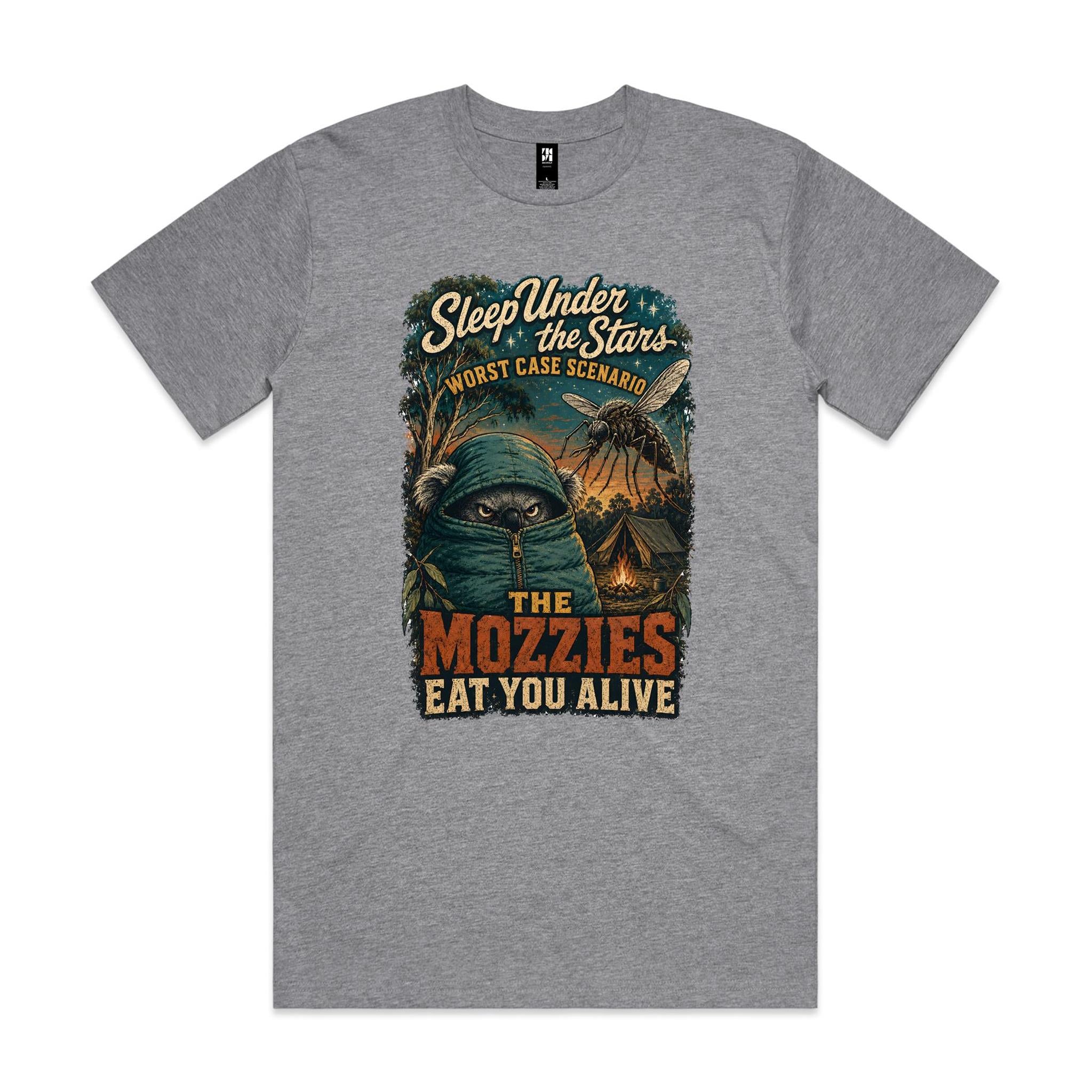 Sleep Under the Stars — The Mozzies Eat You Alive | Koala Camping Tee