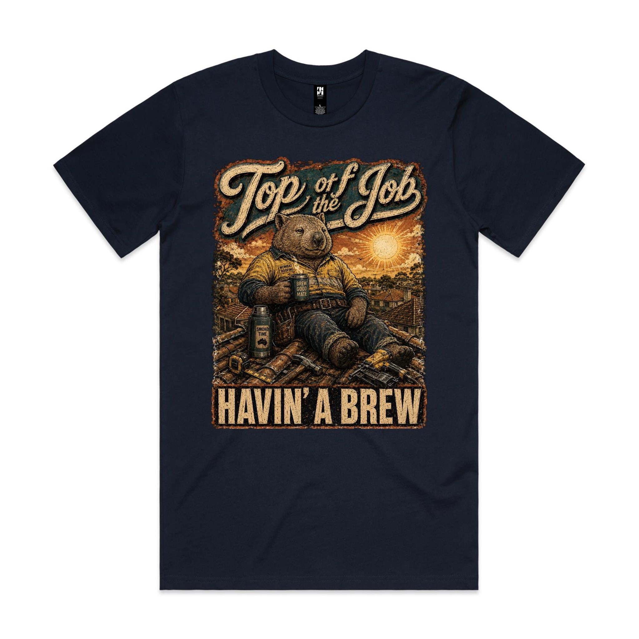 Top of the Job | Wombat Roofer Tee