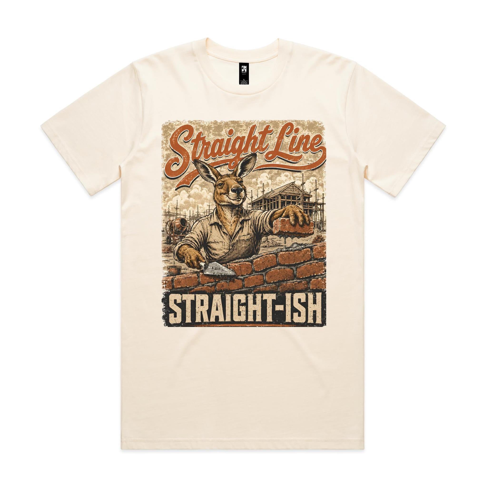 Straight Line — Straight-ish | Kangaroo Brickie Tee