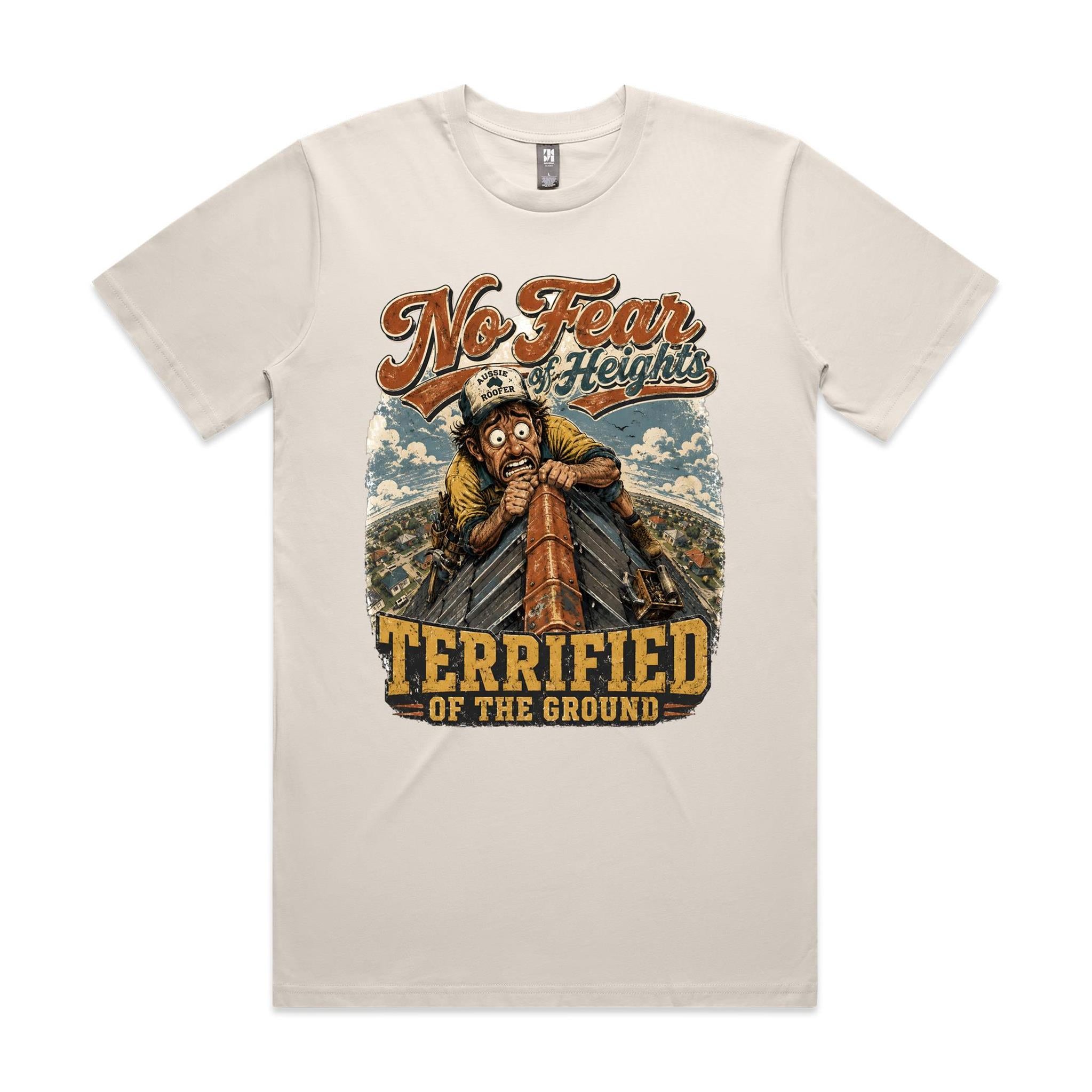 No Fear of Heights | Roofers Tee