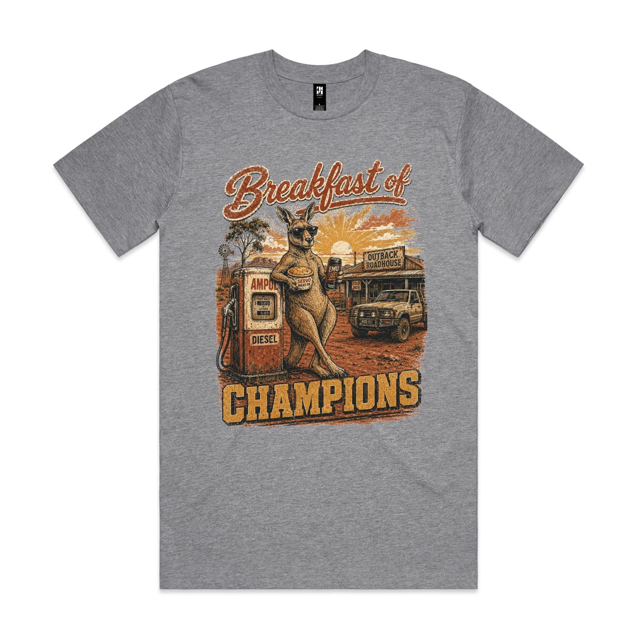 Breakfast of Champions — Kangaroo Servo Tee