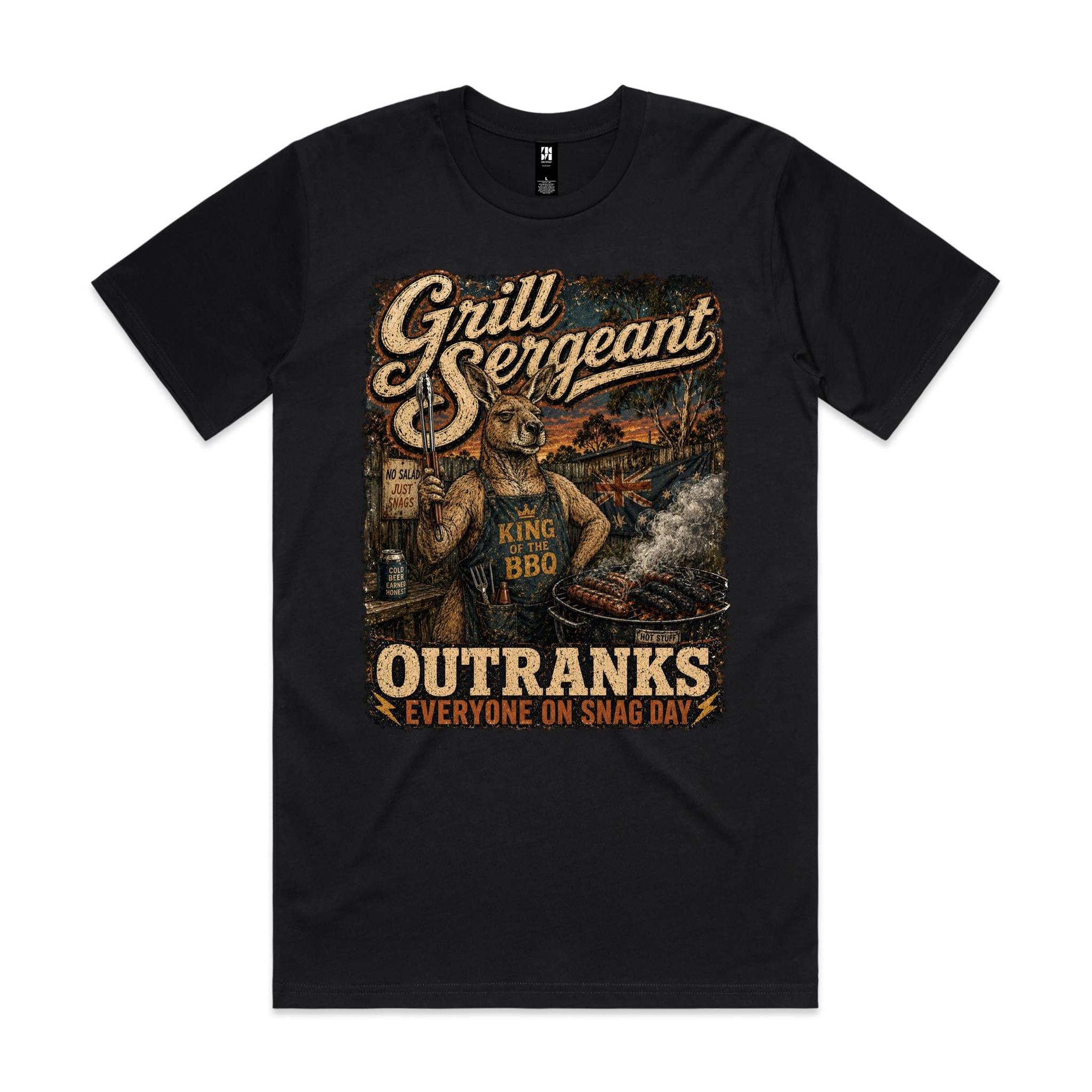 Grill Sergeant | Kangaroo BBQ Tee