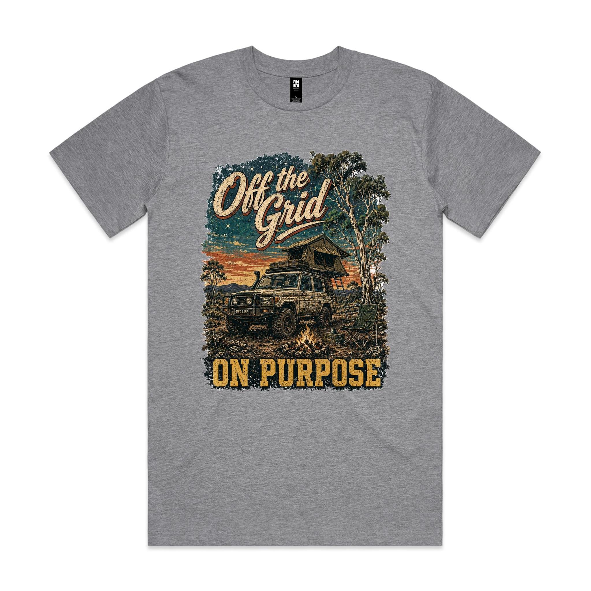 Off the Grid, On Purpose — 4WD Camping Tee