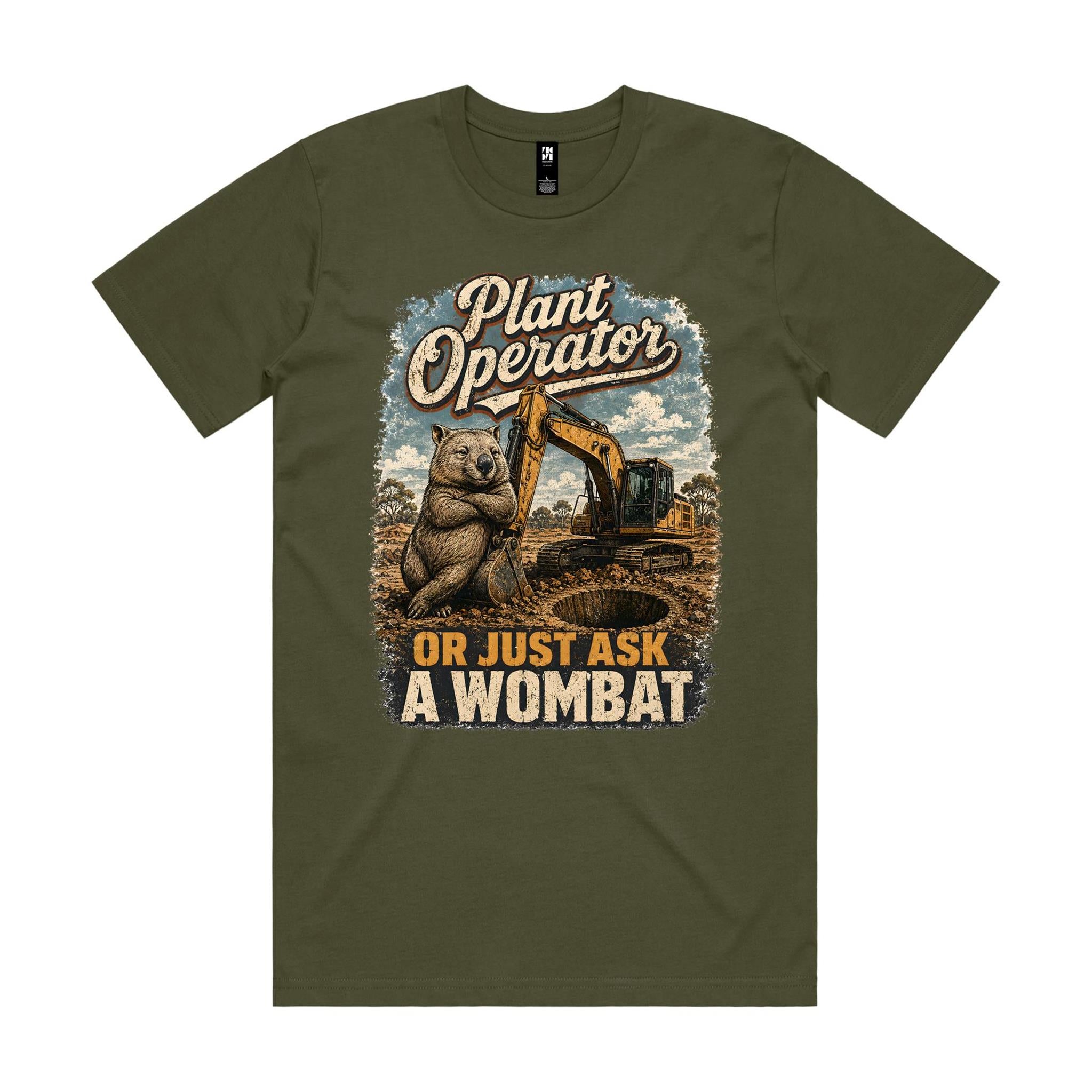 Plant Operator — Or Just Ask a Wombat | Wombat Plant Operator Tee