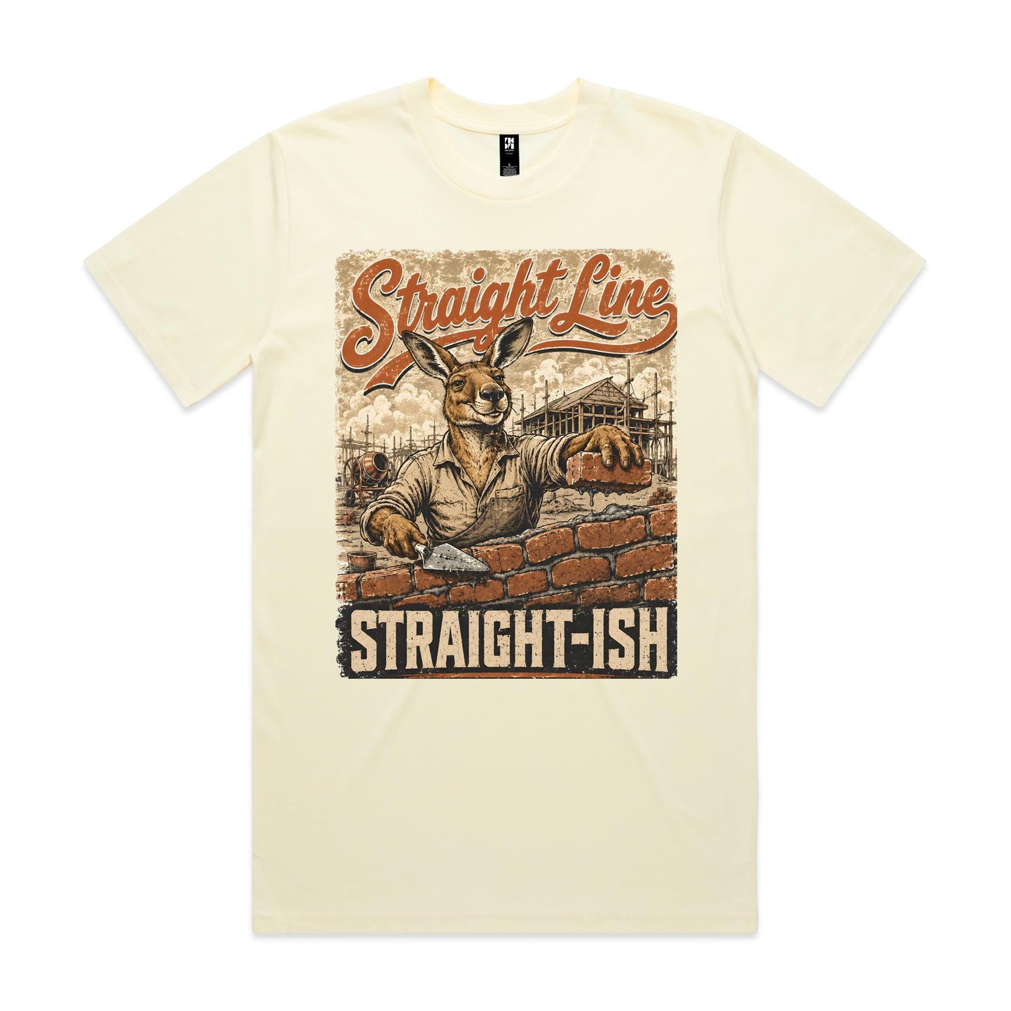 Straight Line — Straight-ish | Kangaroo Brickie Tee