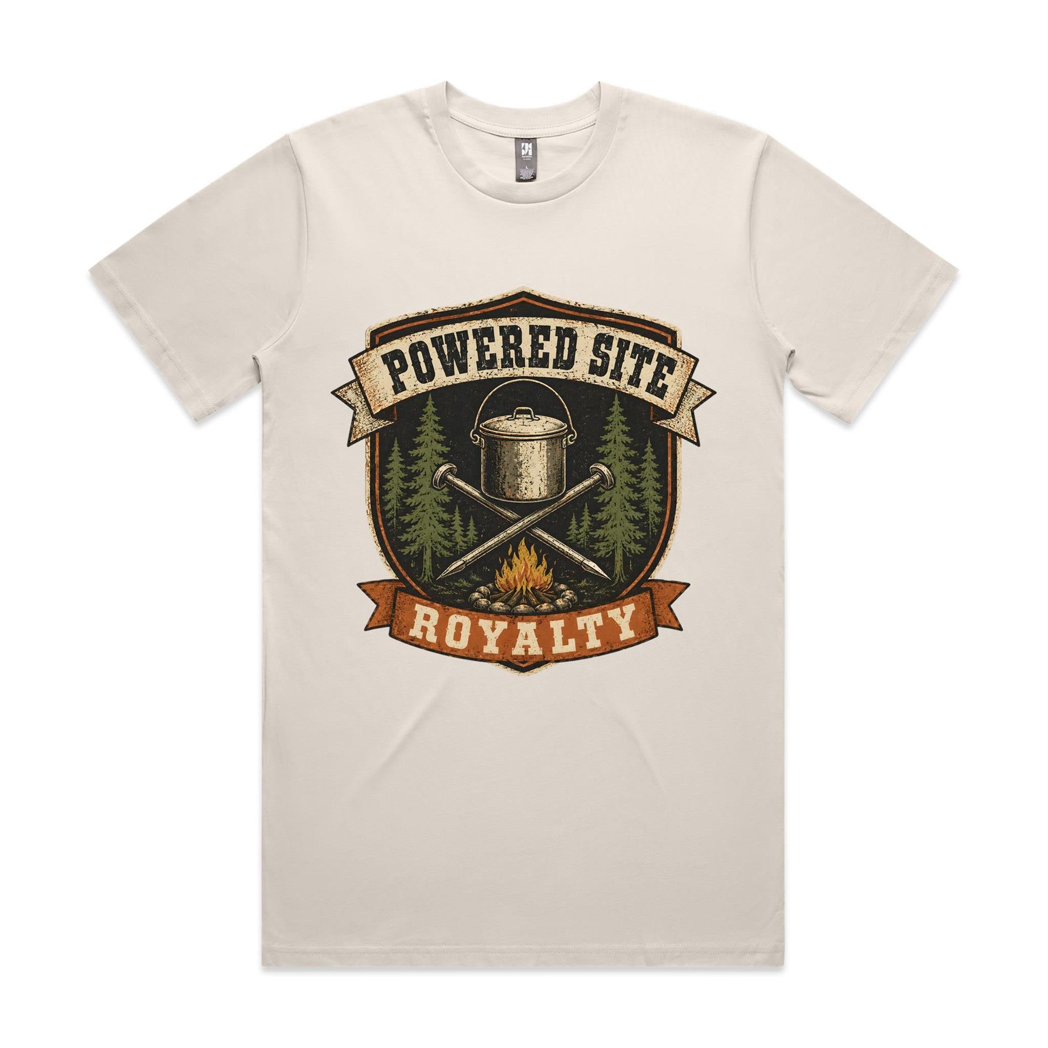 Powered Site Royalty — Camping Tee