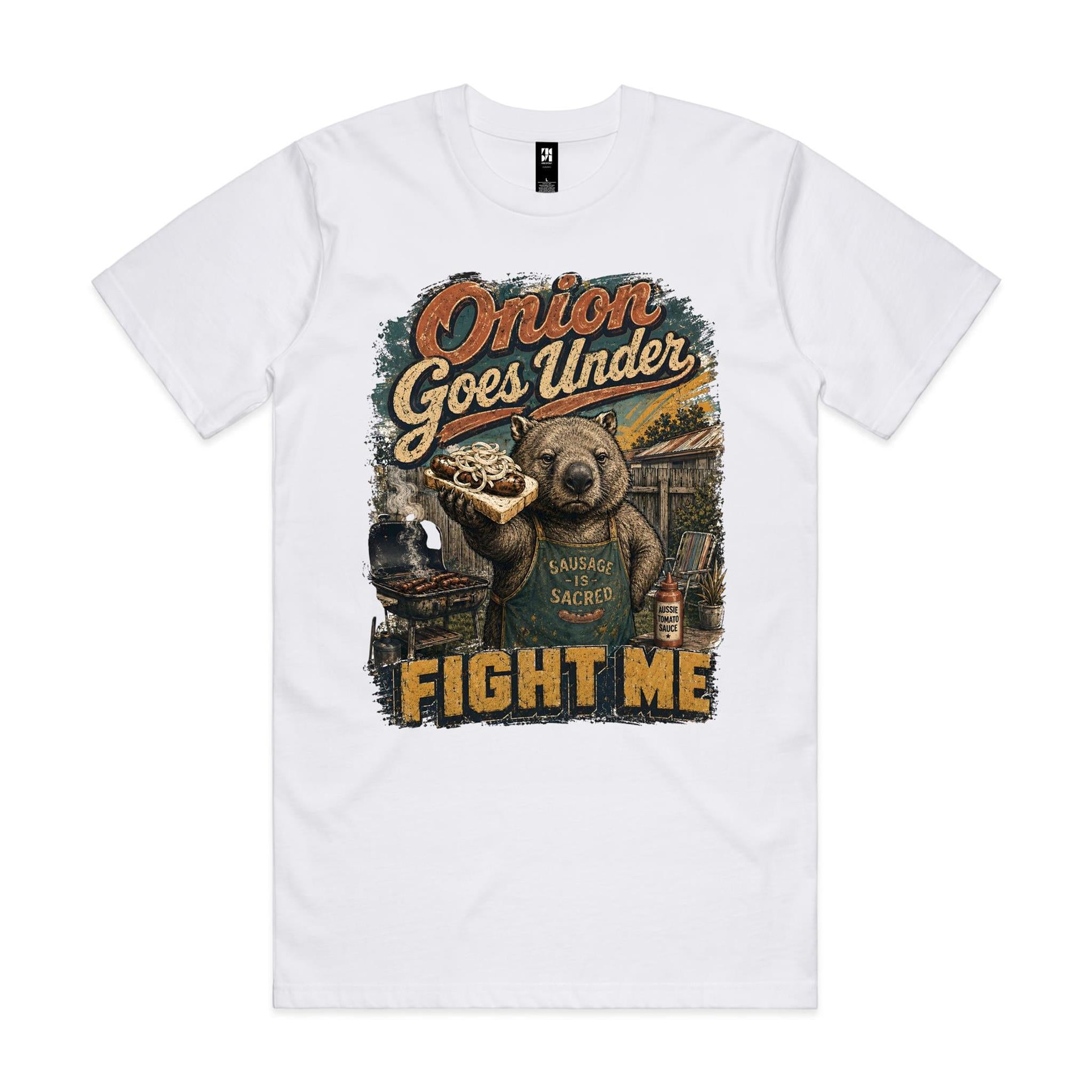 Onion Goes Under | Wombat BBQ Tee