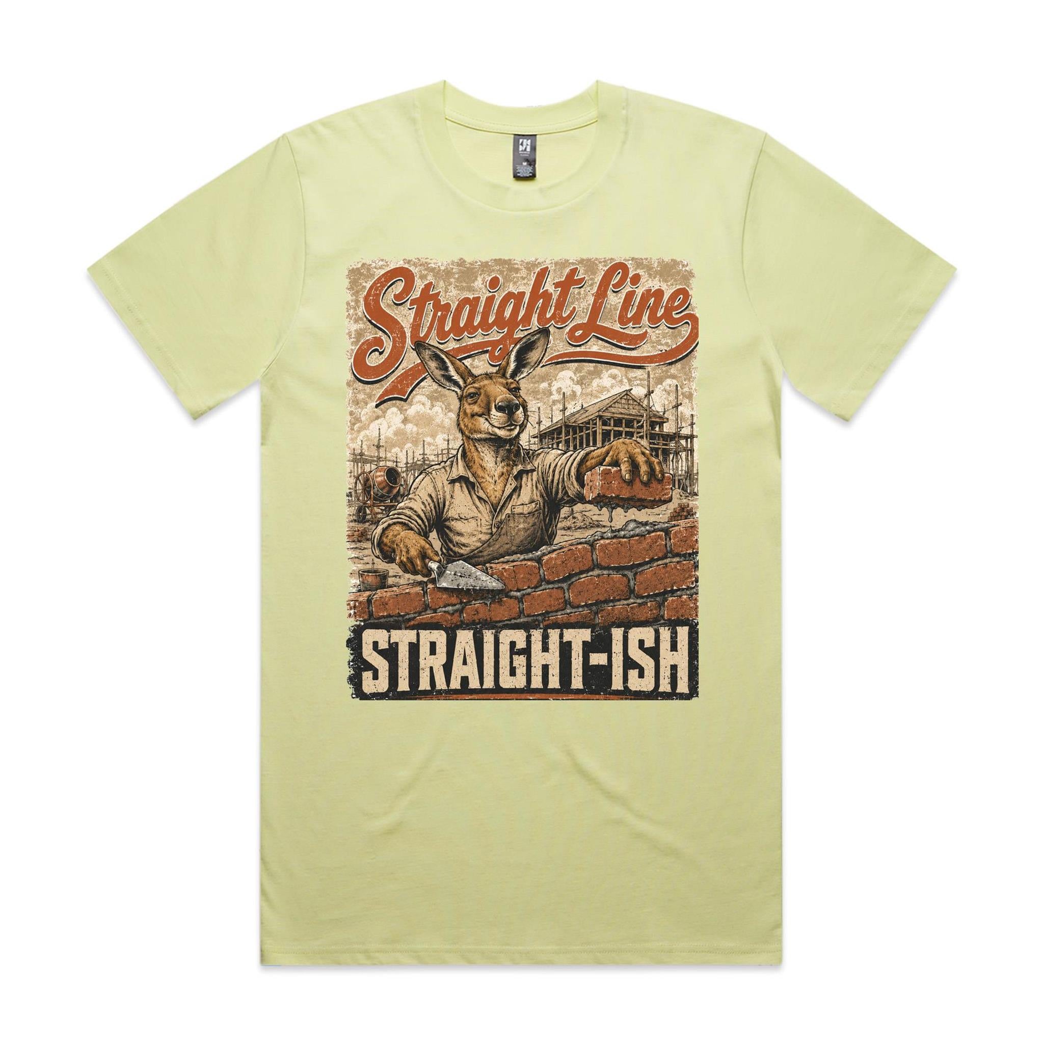 Straight Line — Straight-ish | Kangaroo Brickie Tee