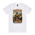 Work Back Late — Yeah Nah, Knock Off | Koala Tradie Tee