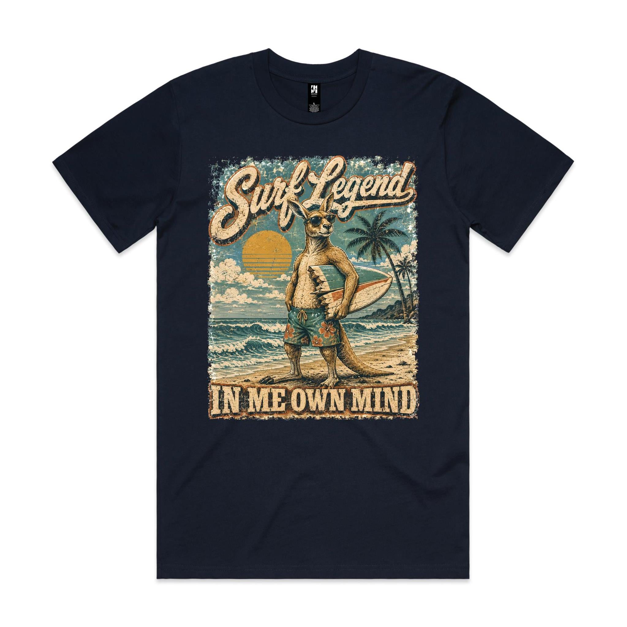 Surf Legend — In Me Own Mind | Kangaroo Surf Tee