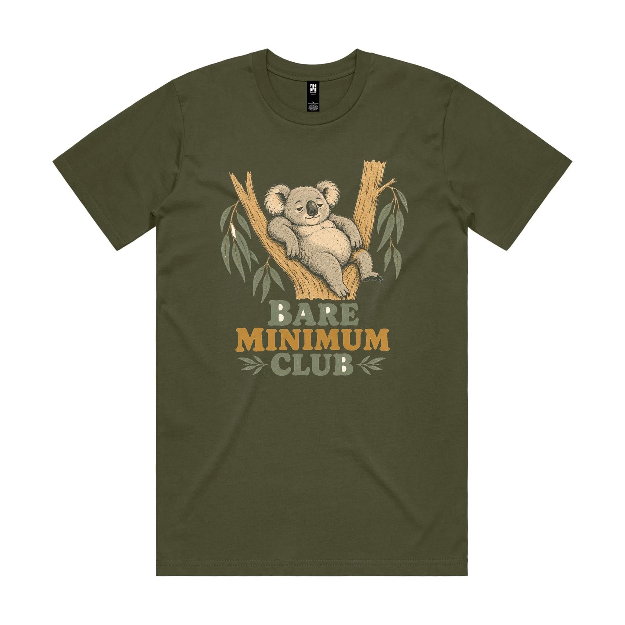 Bare Minimum Club — Lazy Koala Tee