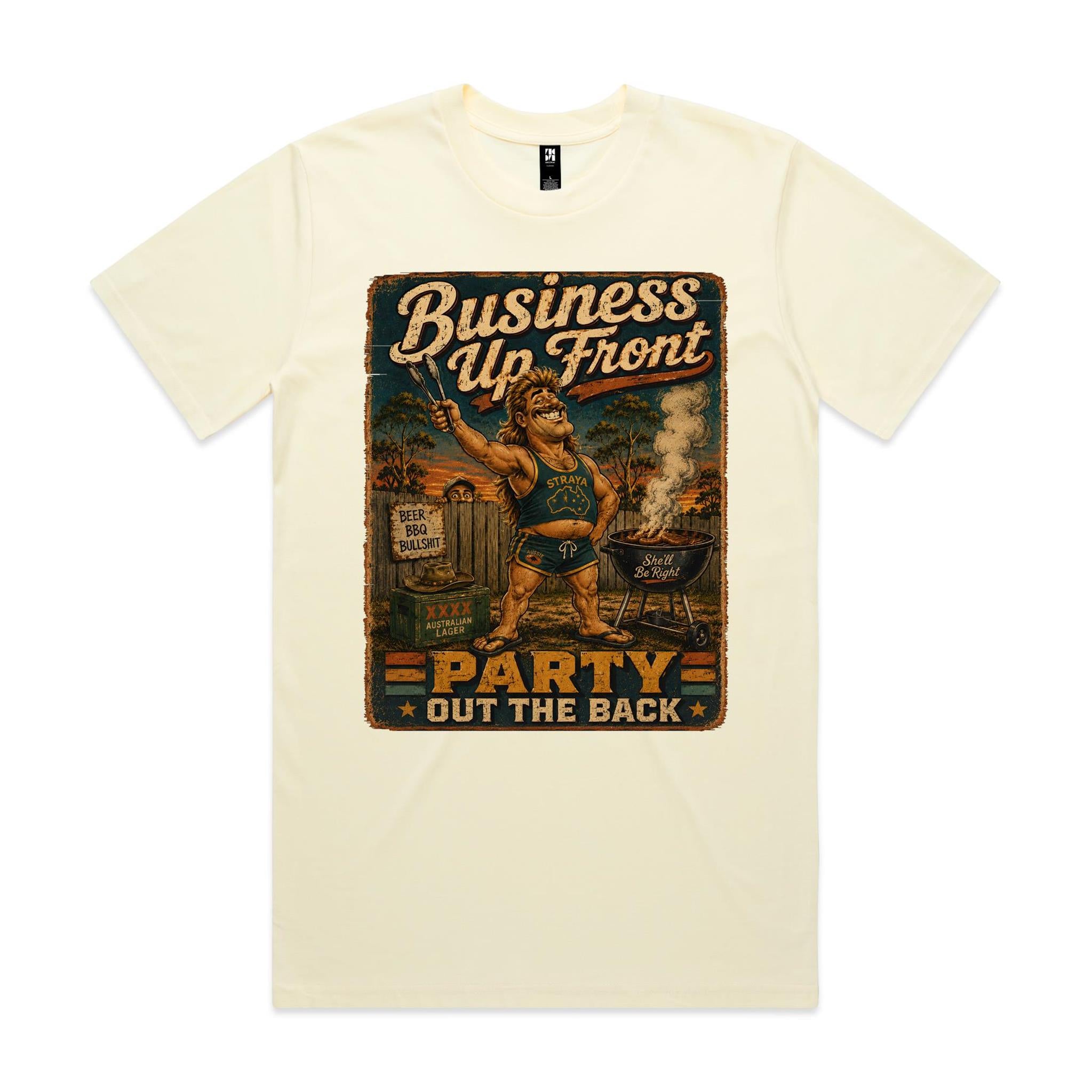 Business Up Front, Party Out the Back | Mullet Tee