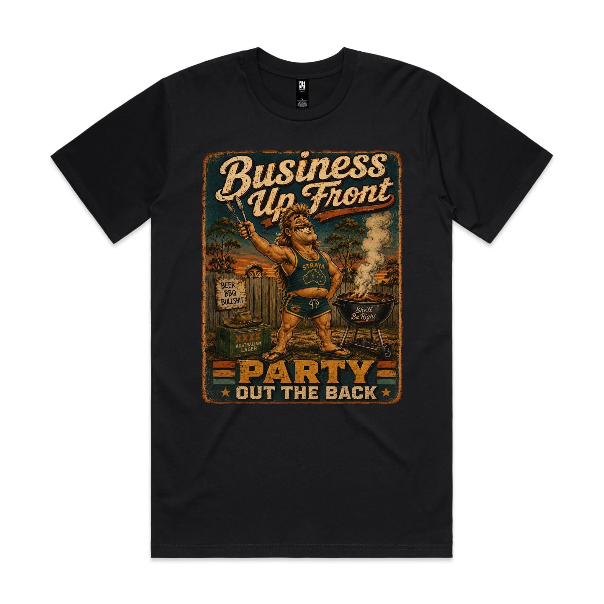 Business Up Front, Party Out the Back | Mullet Tee