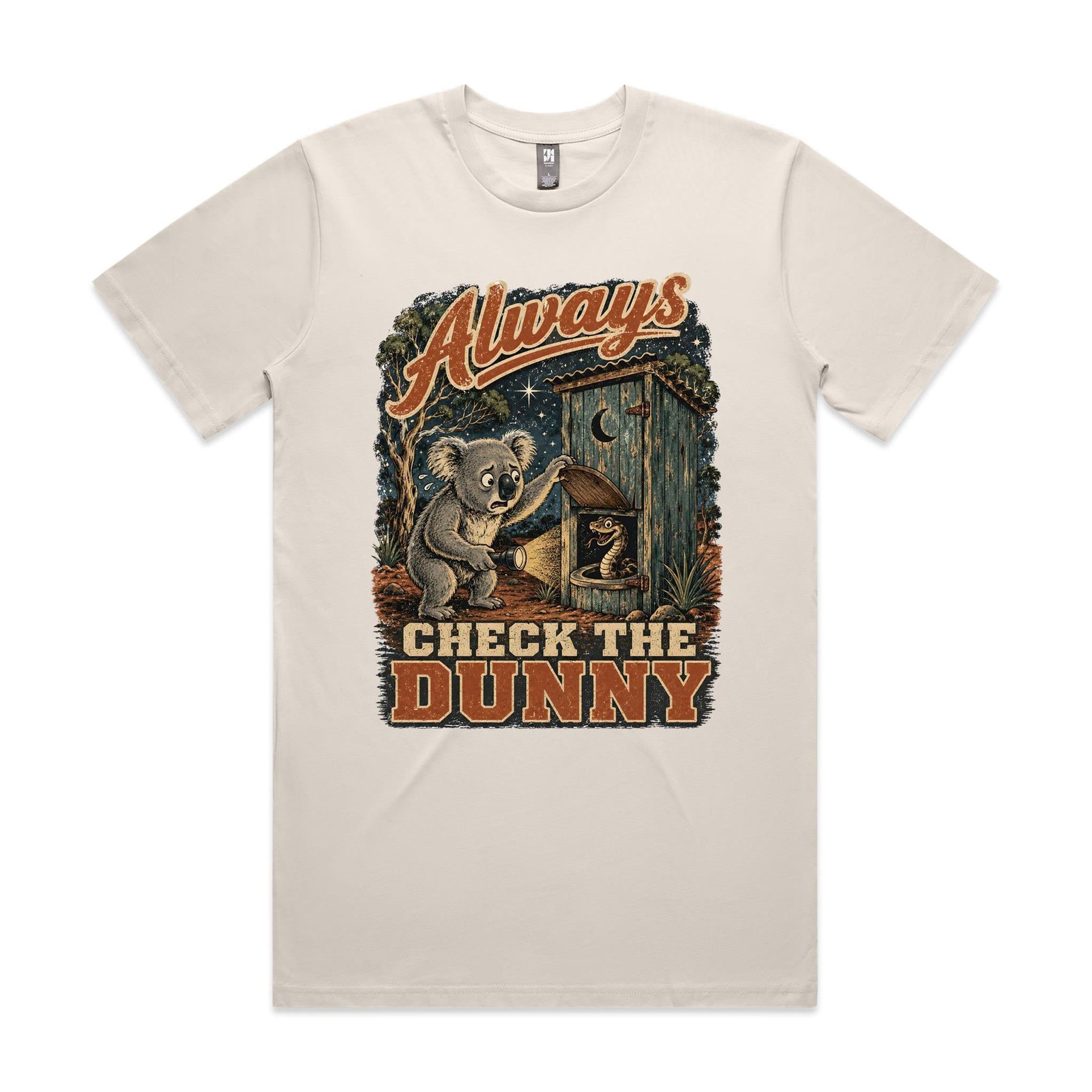 Always Check the Dunny — Koala Snake Tee