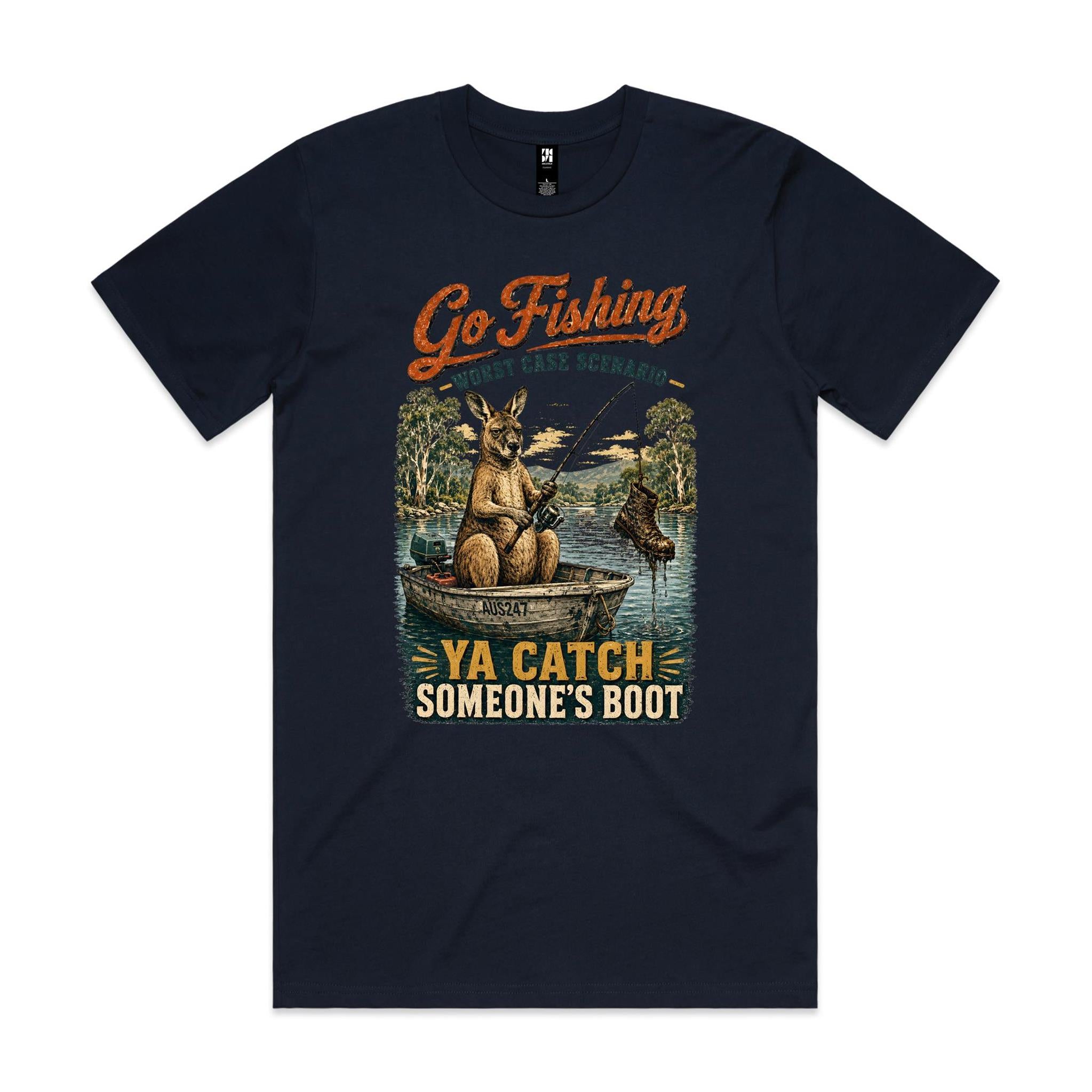 Ya Catch Someone's Boot | Kangaroo Fishing Tee