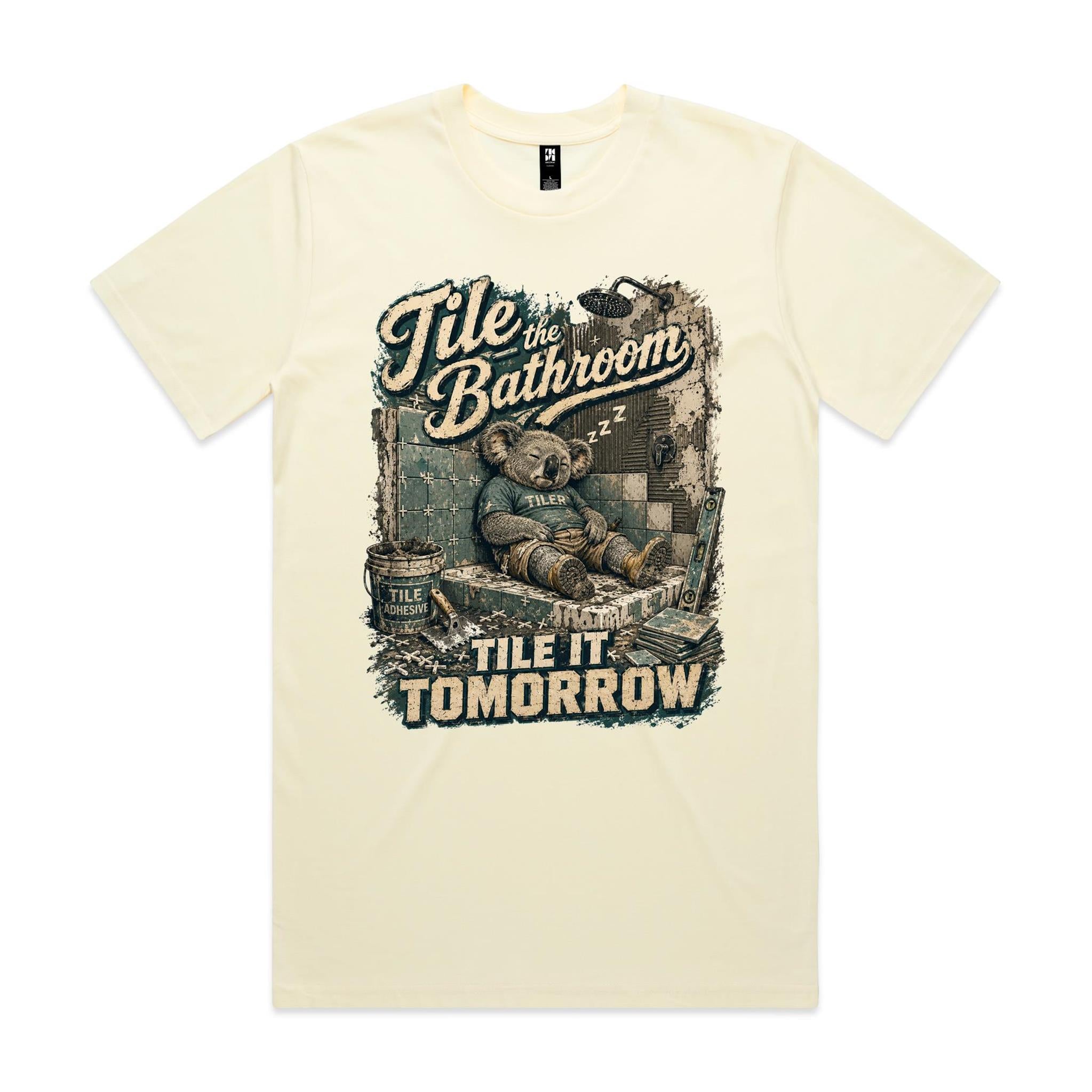 Tile the Bathroom — Tile It Tomorrow | Koala Tiler Tee