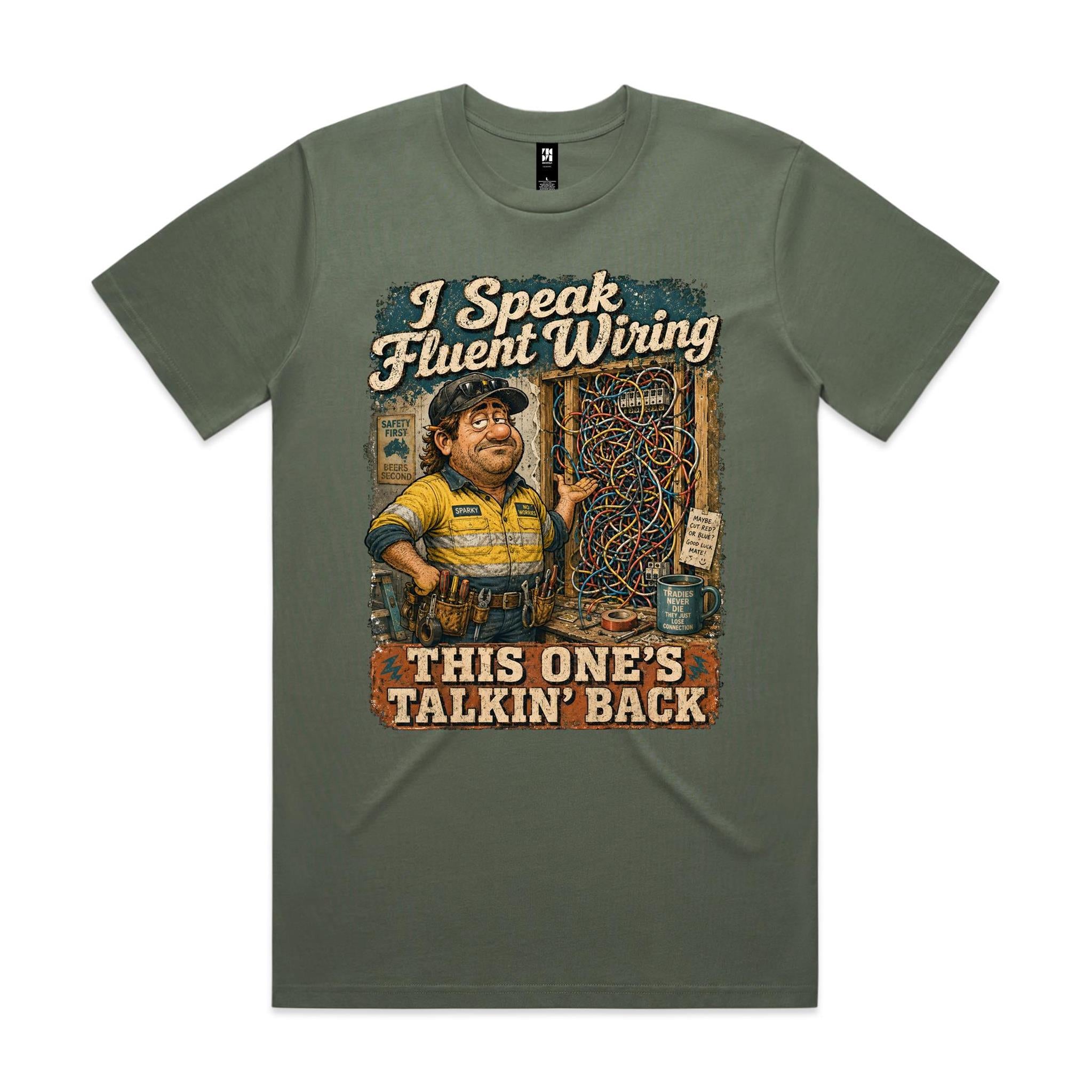 I Speak Fluent Wiring | Electricians Tee