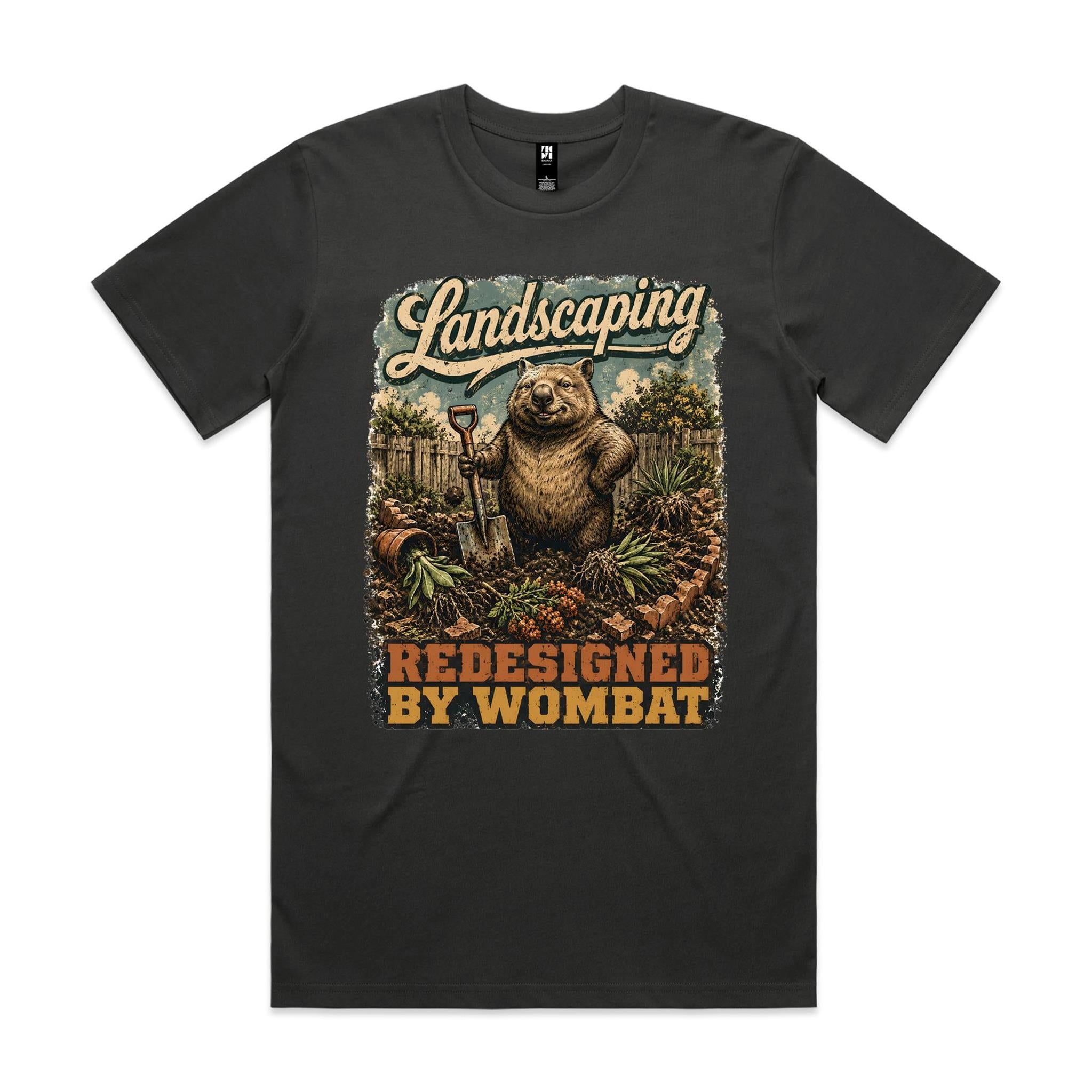 Landscaping — Redesigned by Wombat | Wombat Gardening Tee