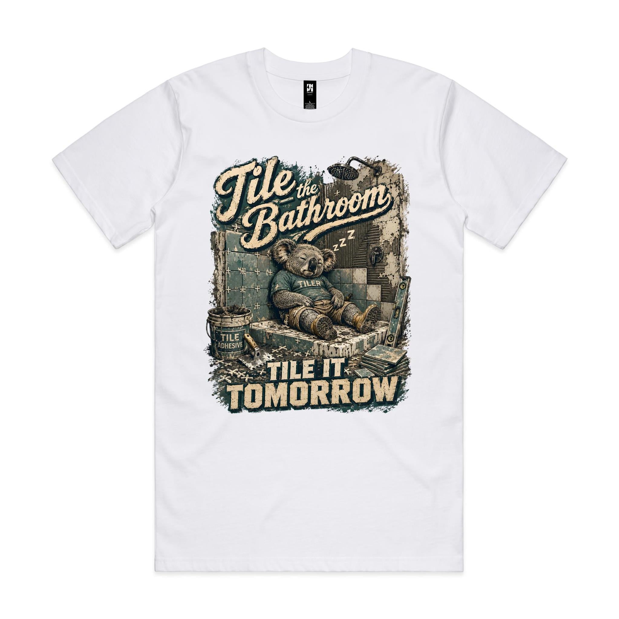 Tile the Bathroom — Tile It Tomorrow | Koala Tiler Tee