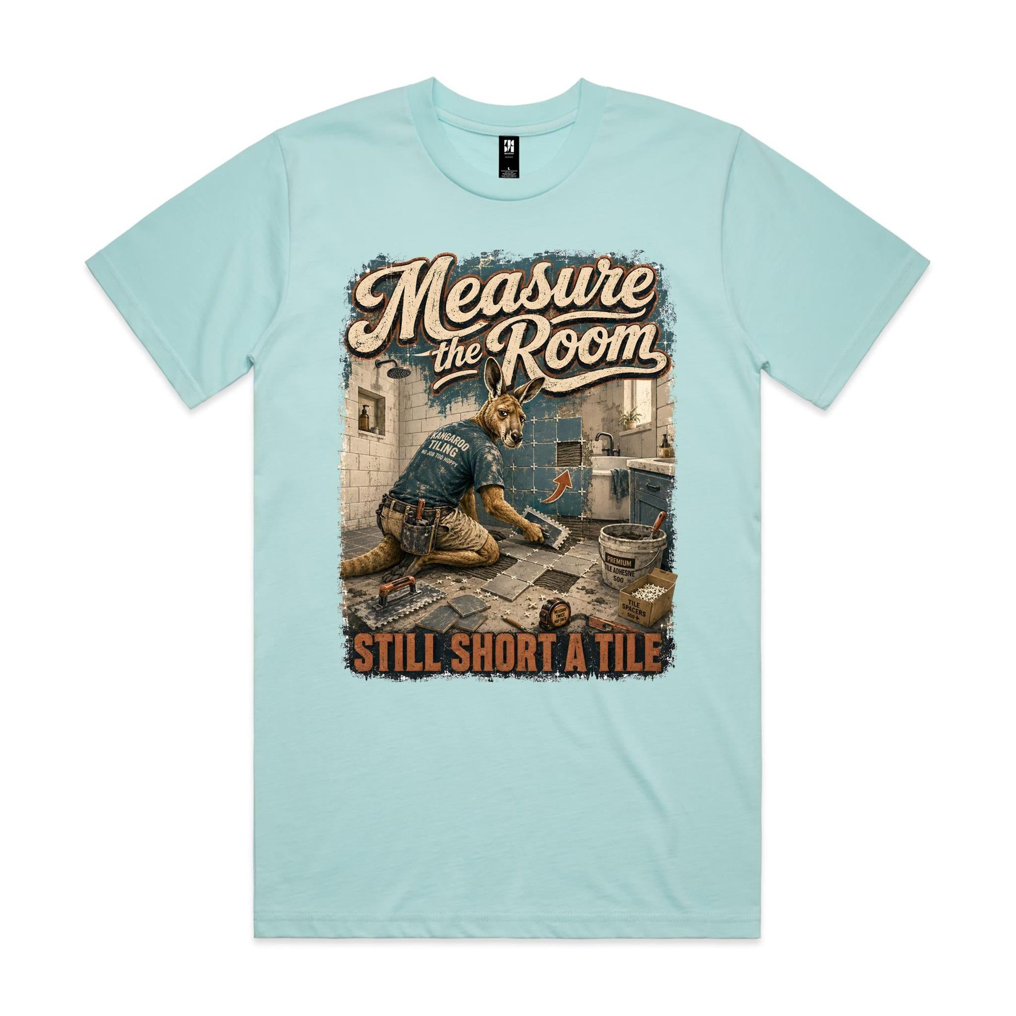 Measure the Room — Still Short a Tile | Kangaroo Tiler Tee