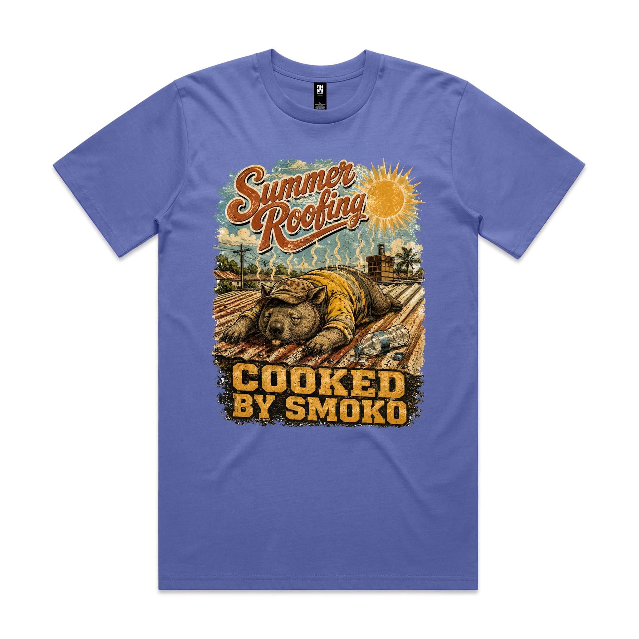 Summer Roofing — Cooked by Smoko | Wombat Roofer Tee