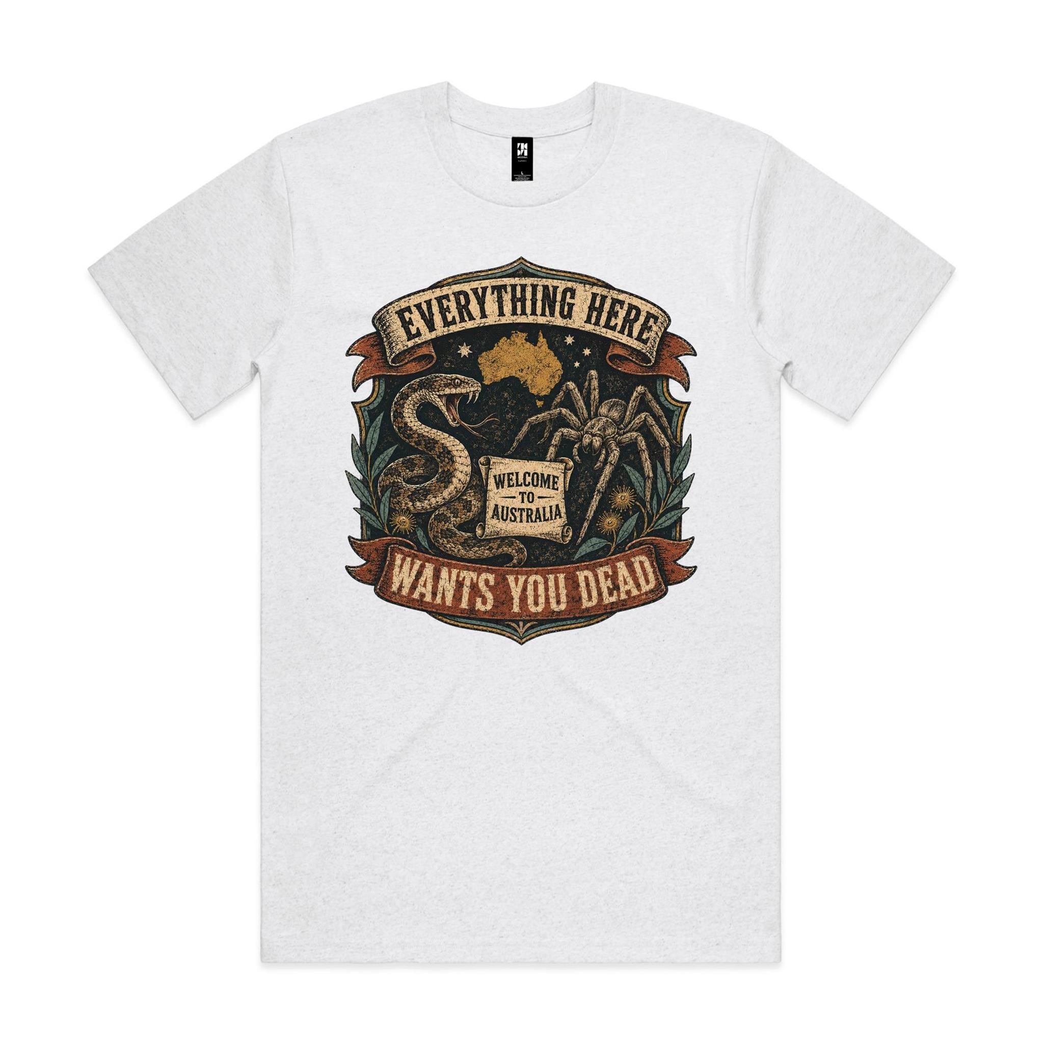 Everything Here Wants You Dead — Welcome to Australia Tee
