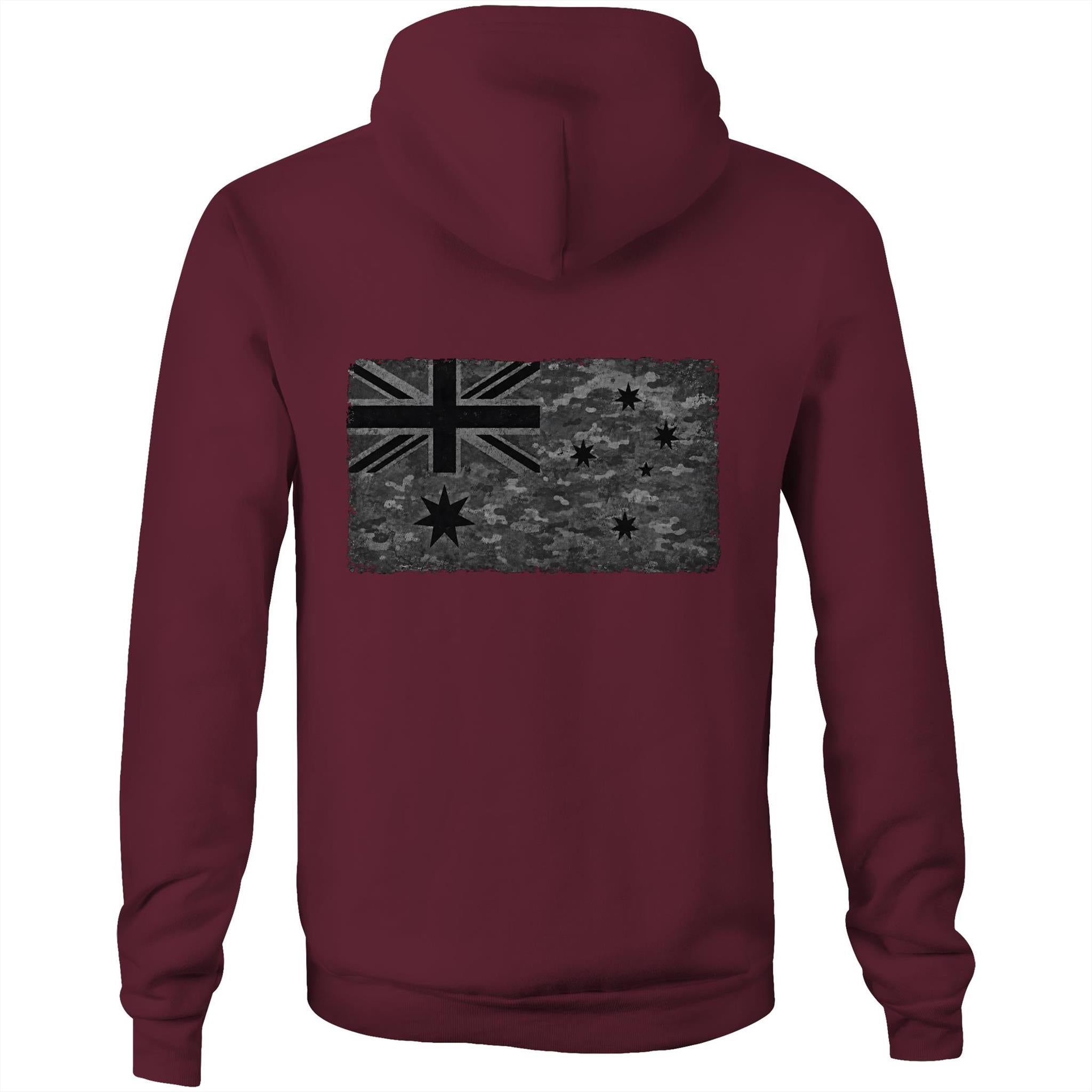 Australian Flag — Grey Camo | Hoodie