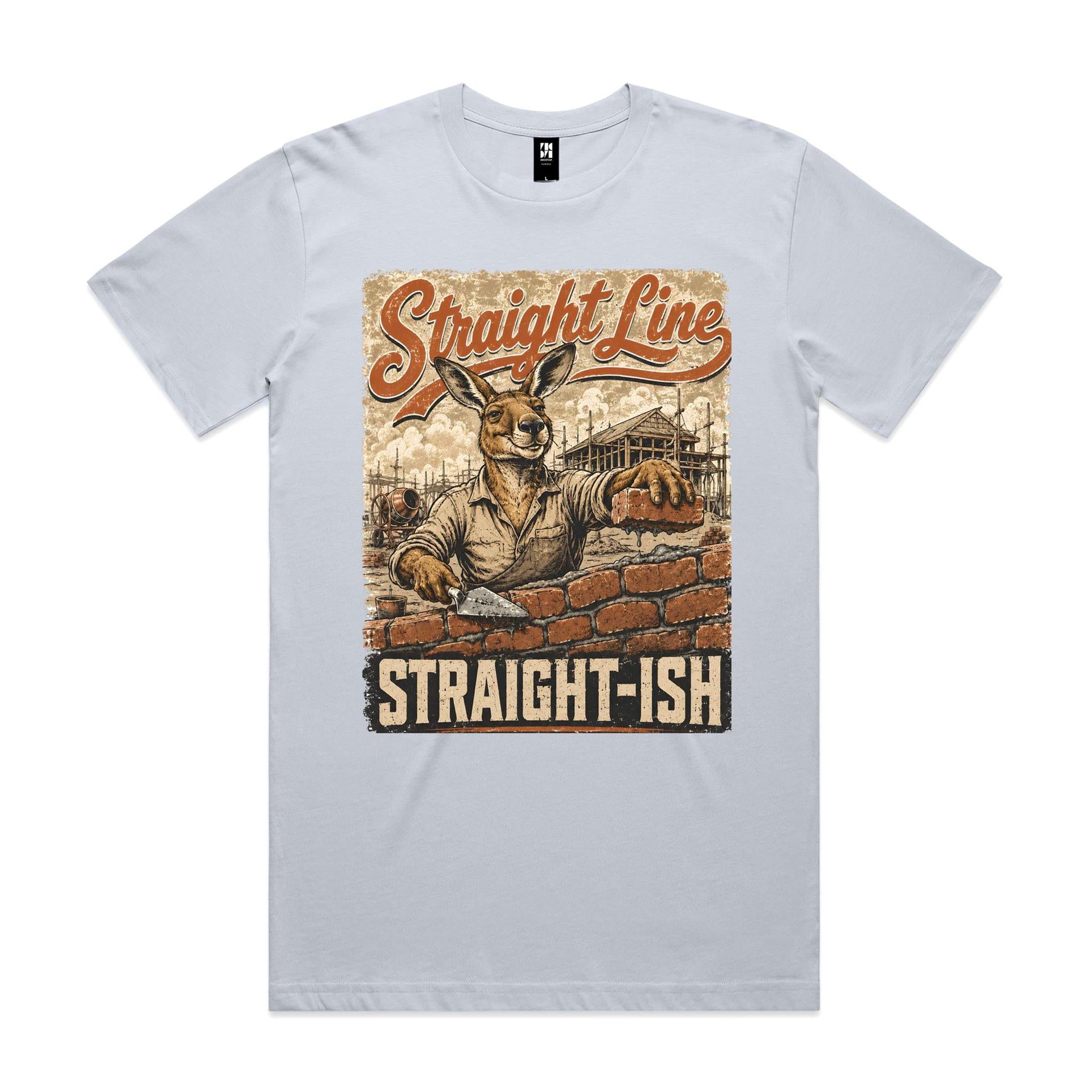 Straight Line — Straight-ish | Kangaroo Brickie Tee