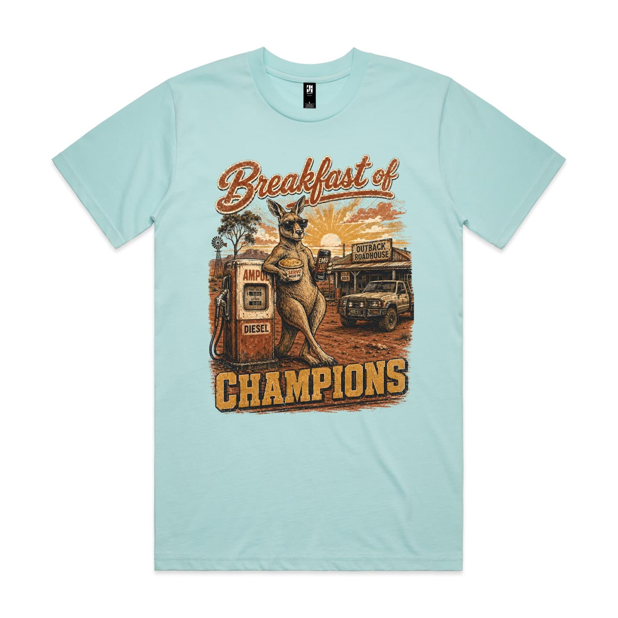 Breakfast of Champions — Kangaroo Servo Tee