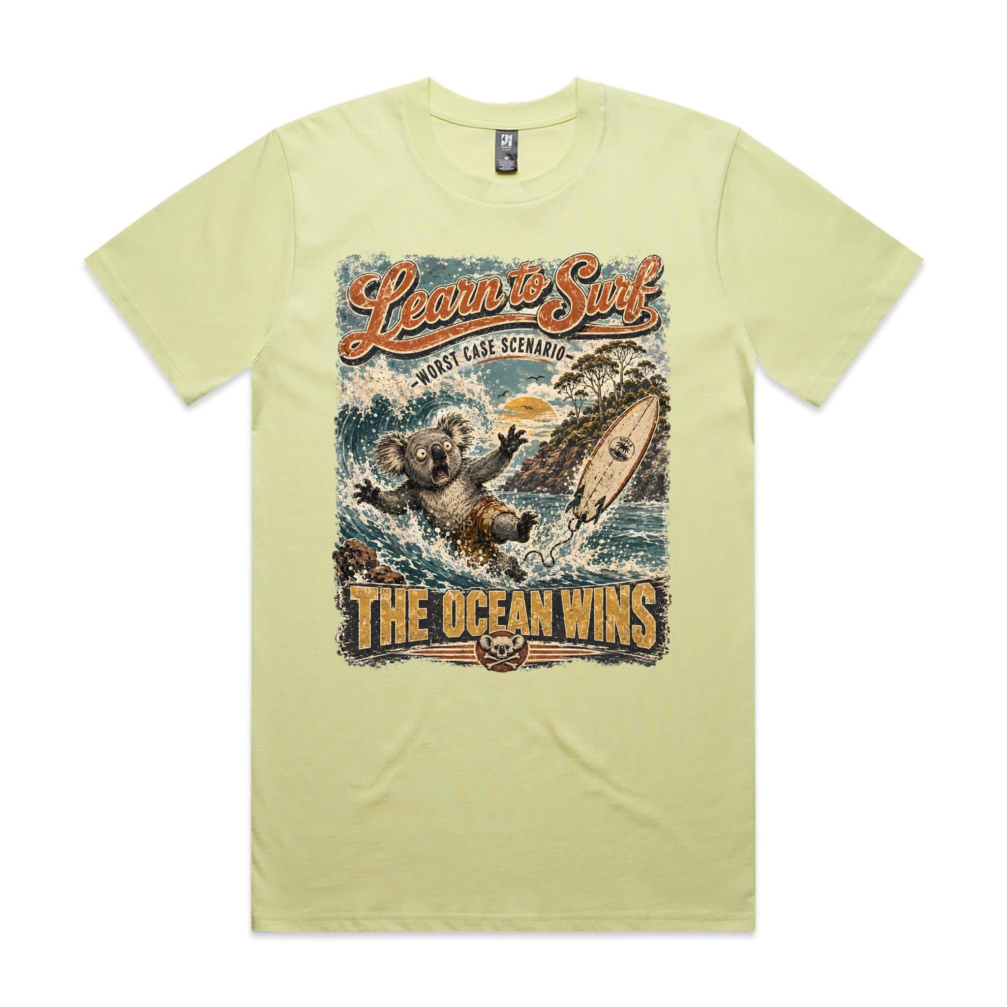 Learn to Surf — The Ocean Wins | Koala Surf Tee