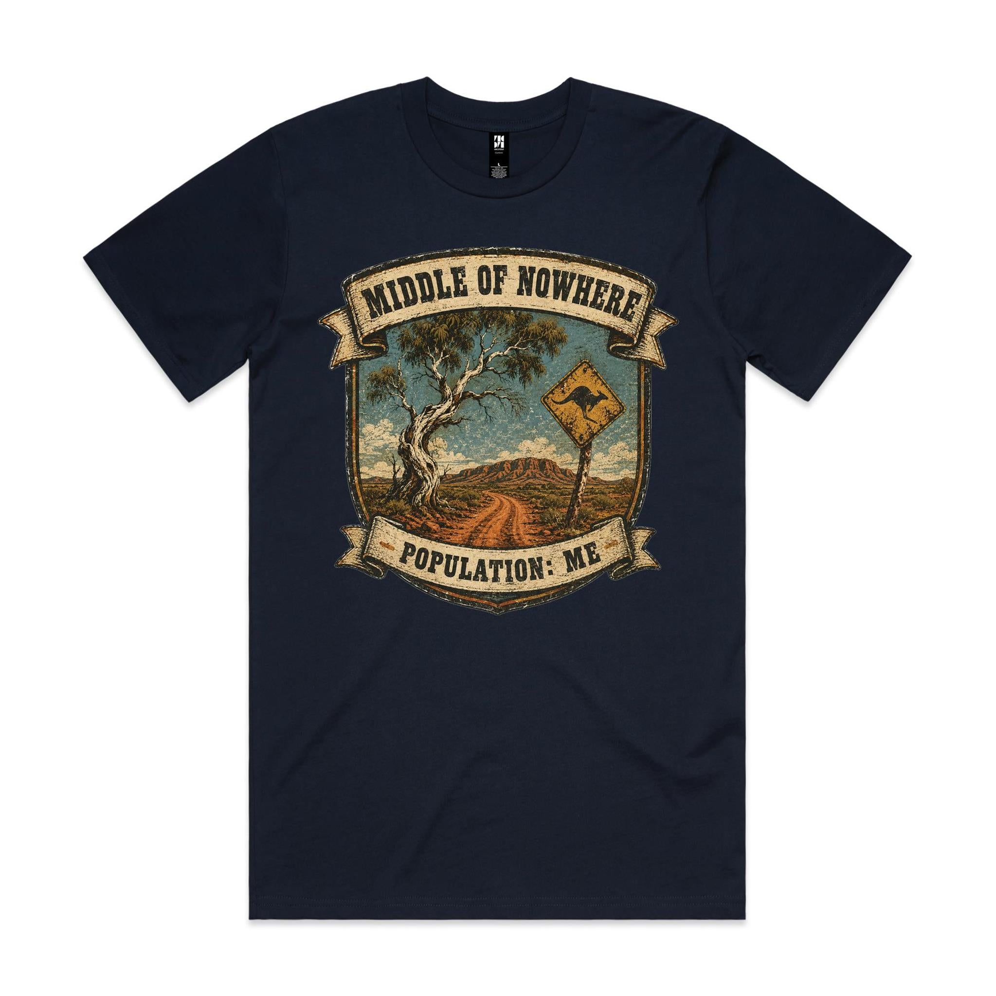 Middle of Nowhere, Population: Me — 4WD Tee