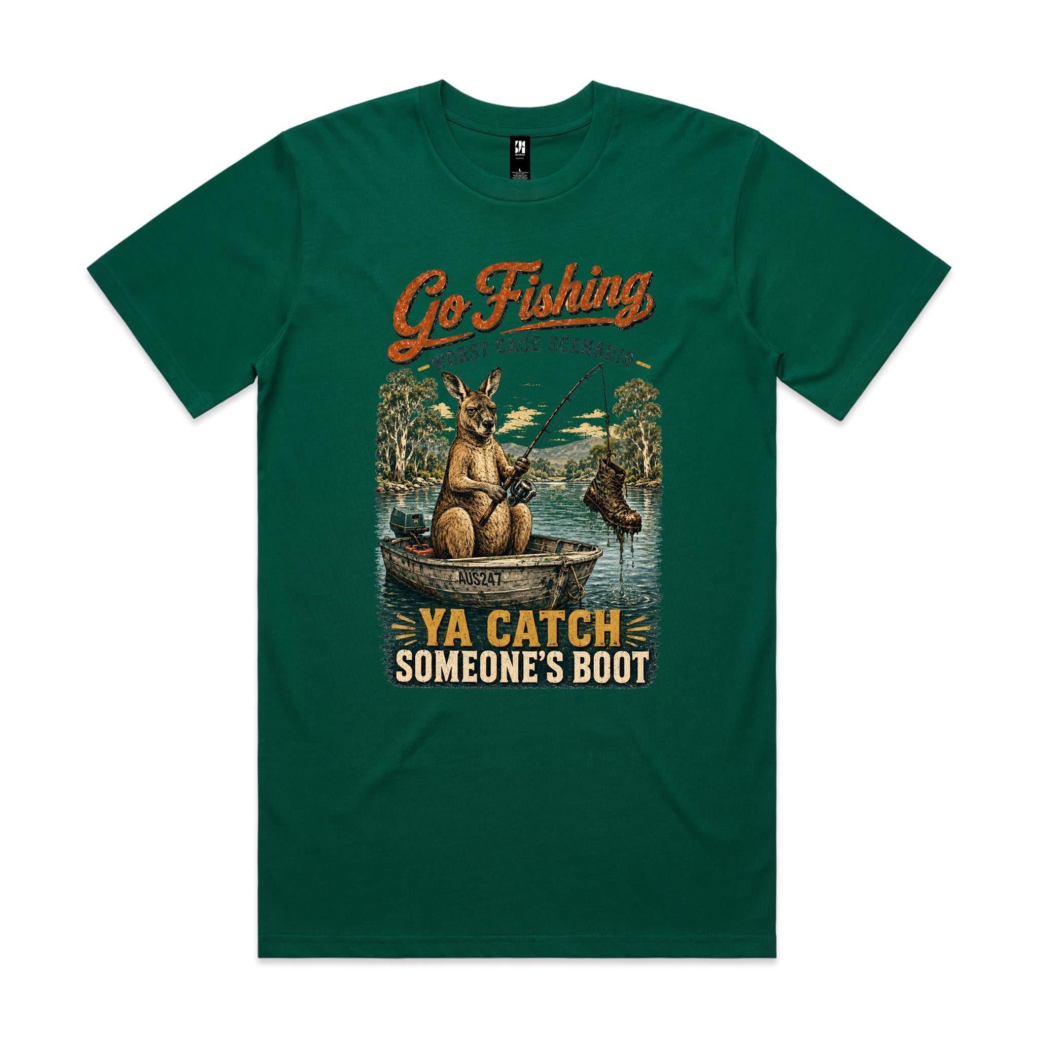 Ya Catch Someone's Boot | Kangaroo Fishing Tee