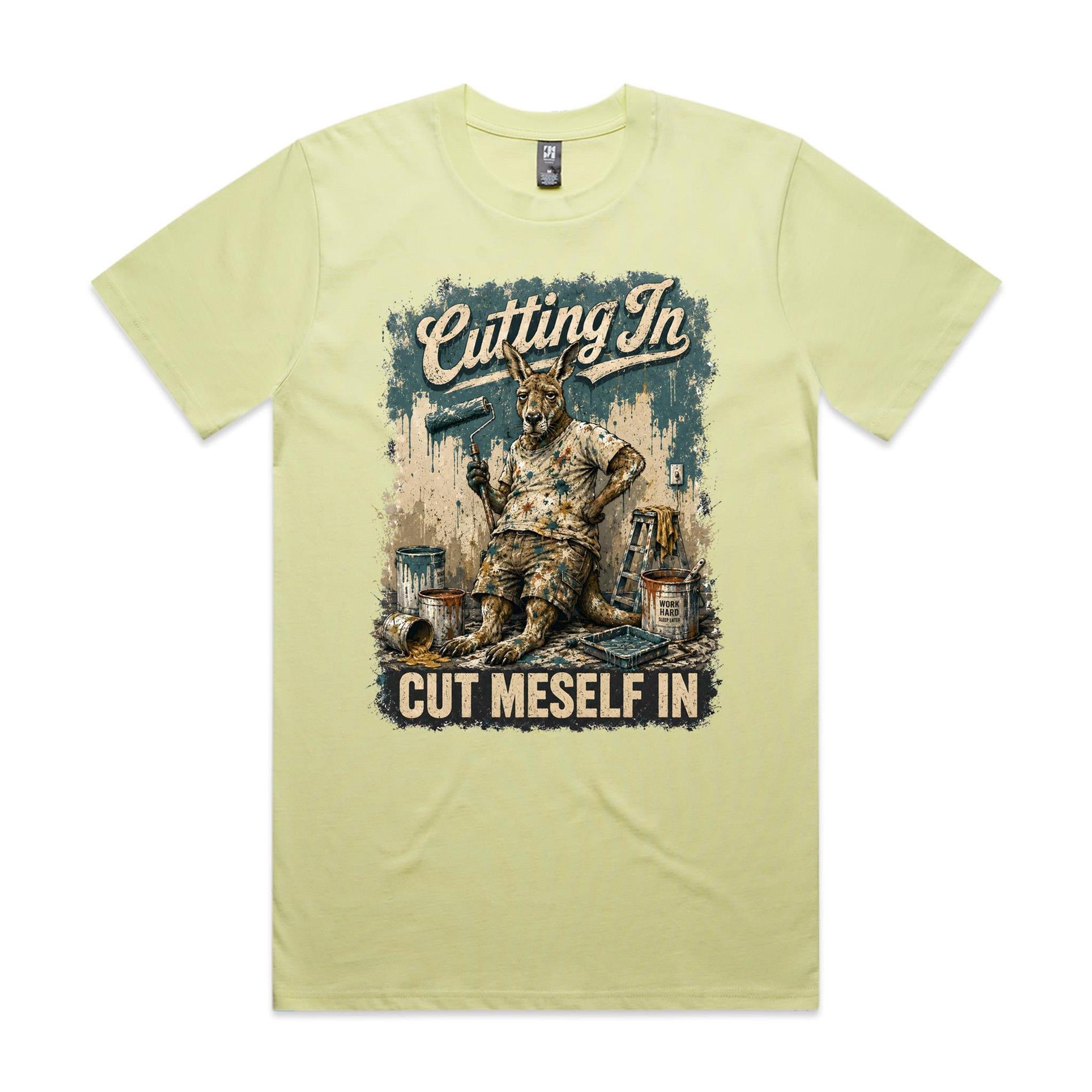 Cutting In — Cut Meself In | Kangaroo Painter Tee