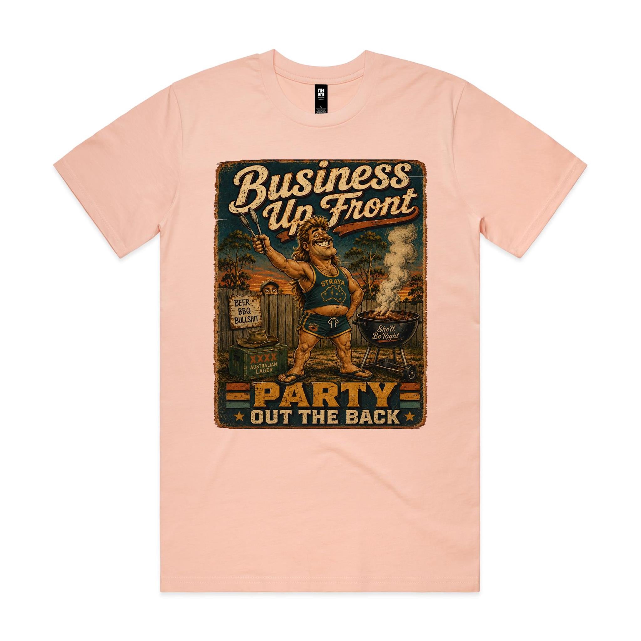 Business Up Front, Party Out the Back | Mullet Tee