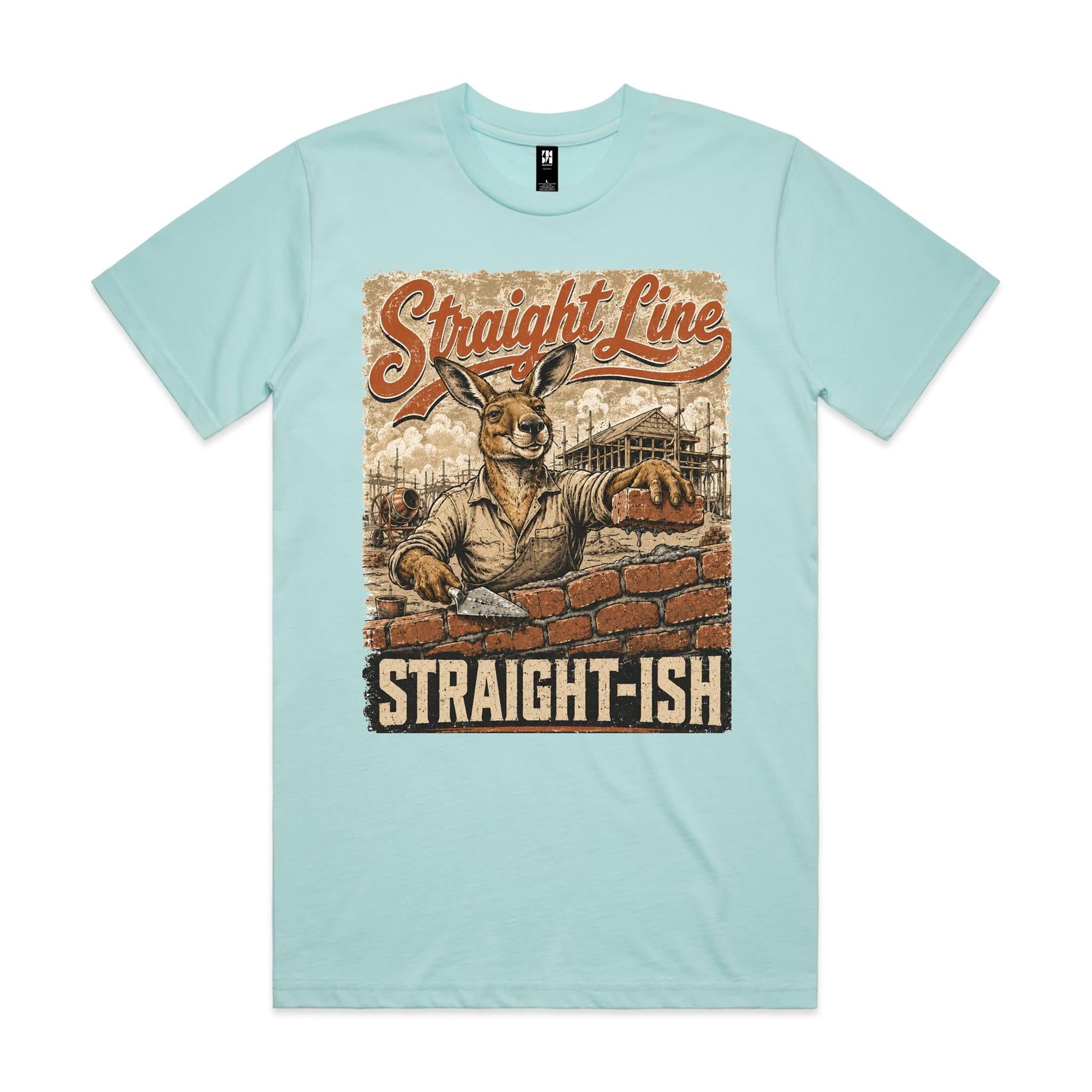 Straight Line — Straight-ish | Kangaroo Brickie Tee