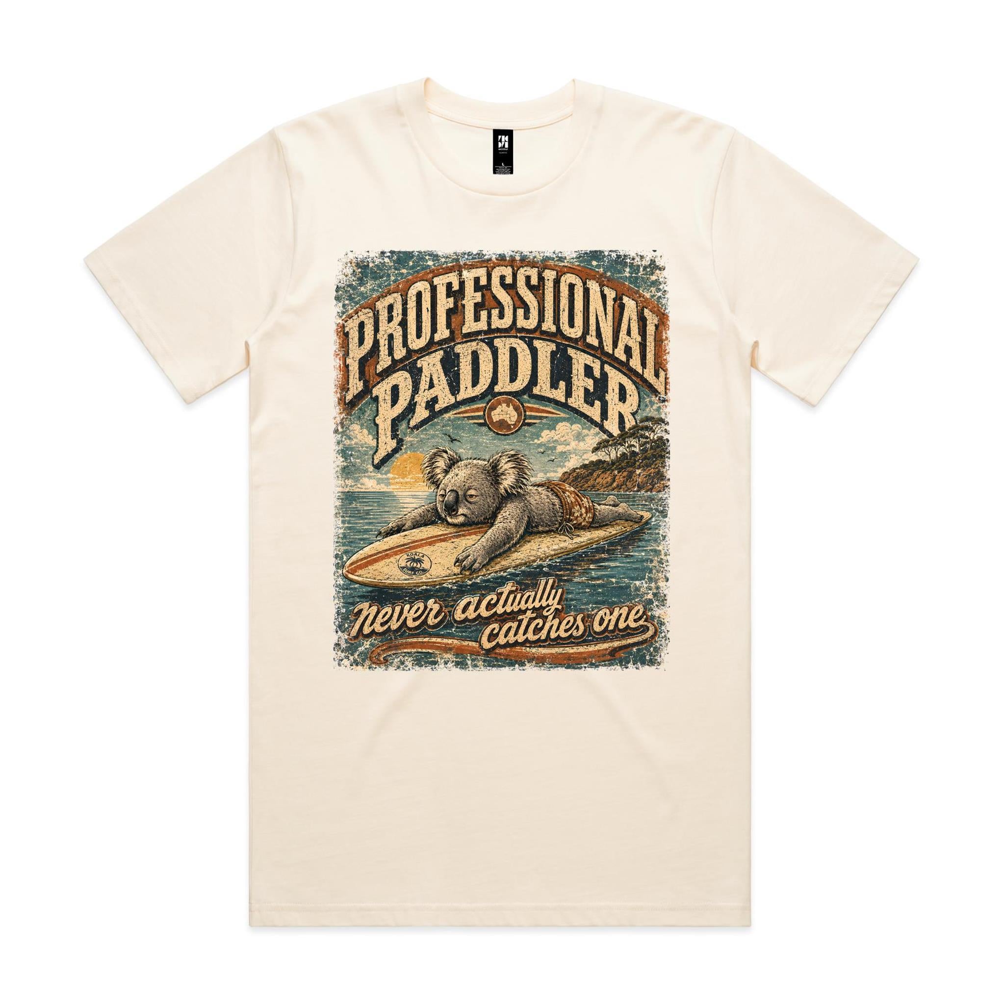 Professional Paddler — Never Actually Catches One | Koala Surf Tee