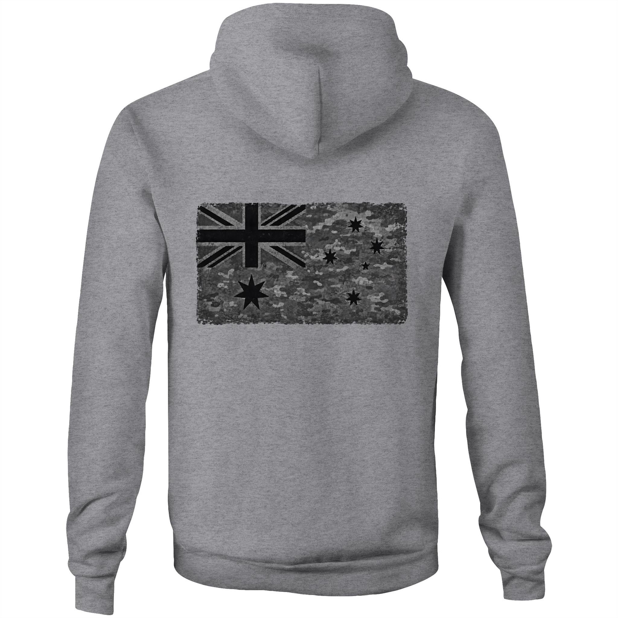 Australian Flag — Grey Camo | Hoodie