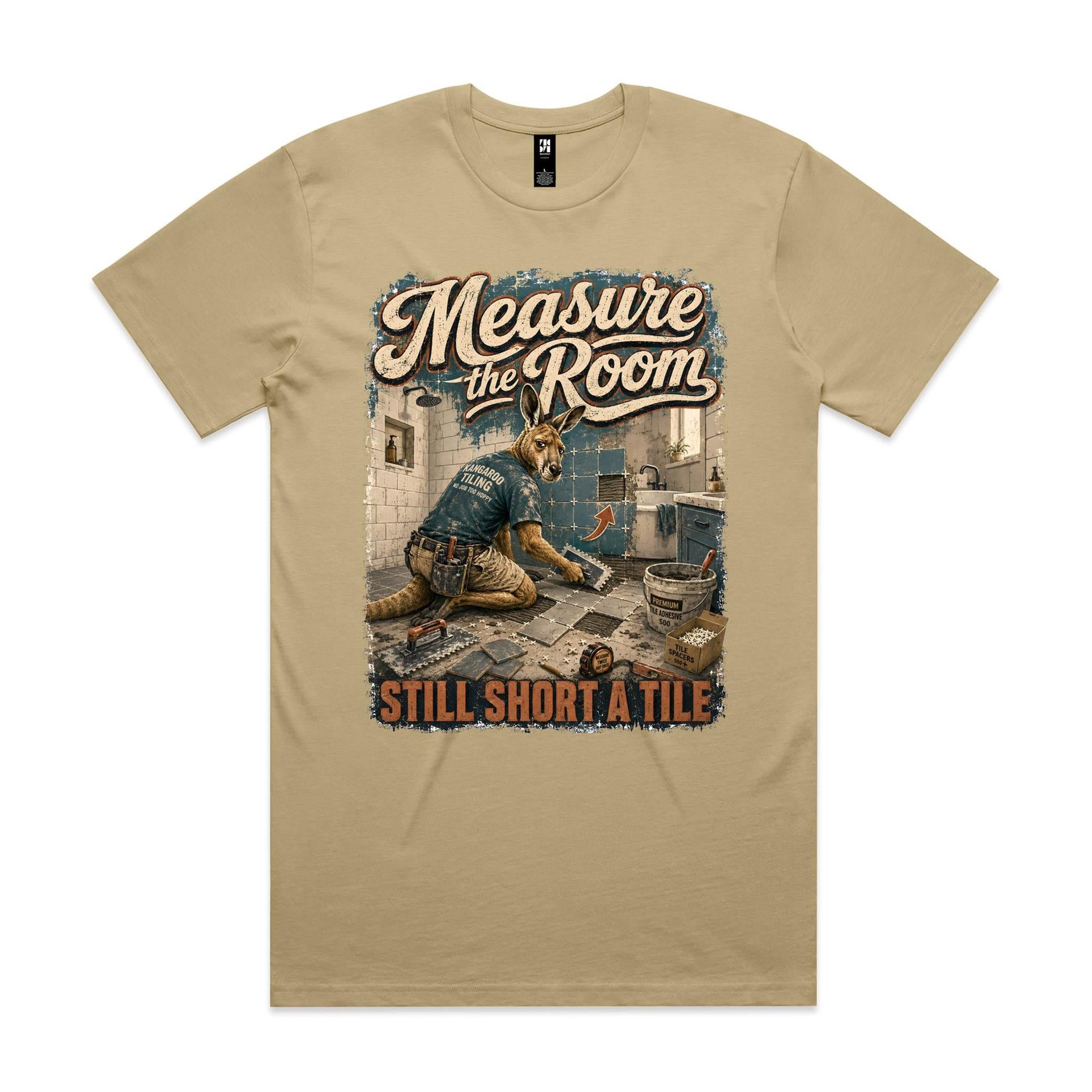 Measure the Room — Still Short a Tile | Kangaroo Tiler Tee