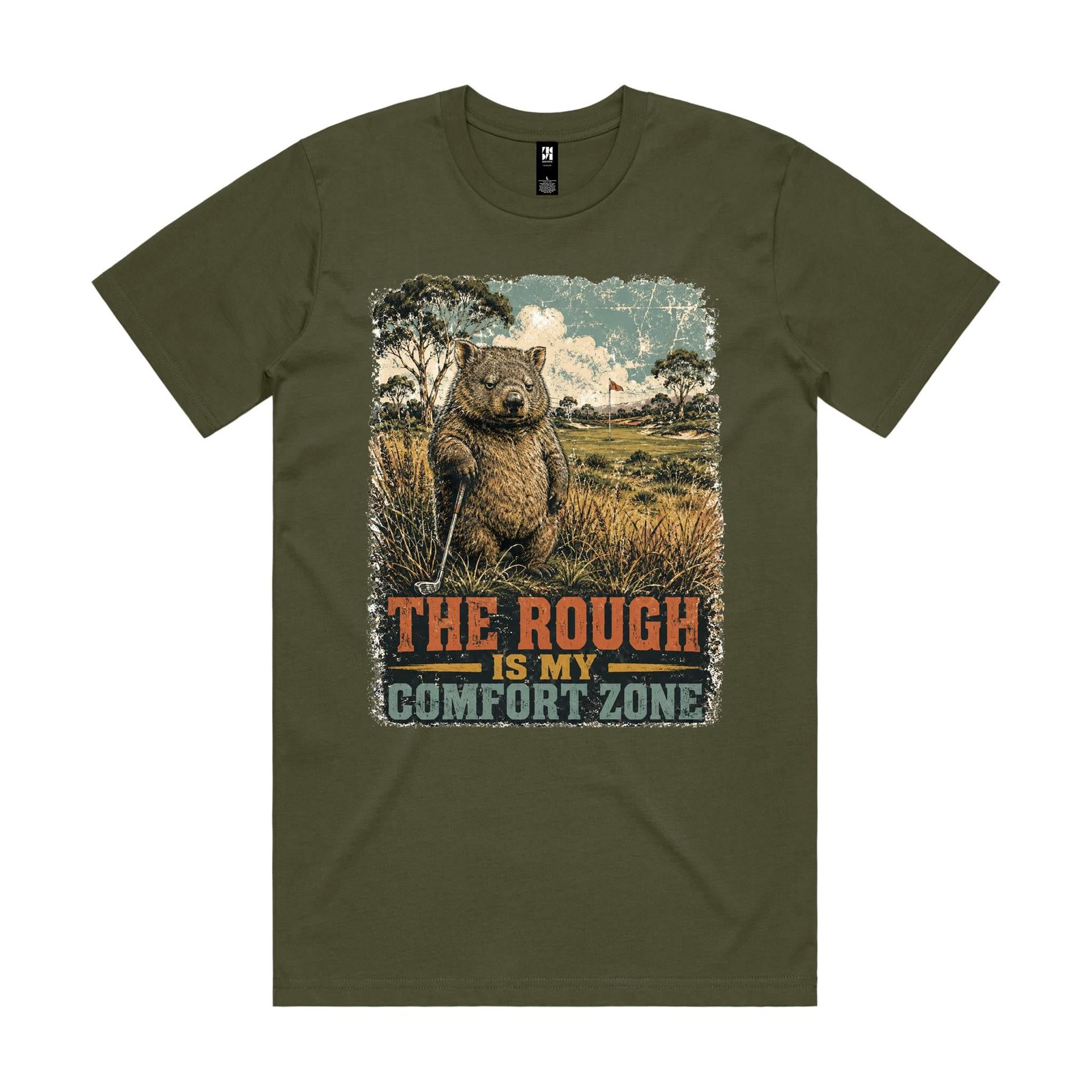 The Rough Is My Comfort Zone — Wombat Golf Tee